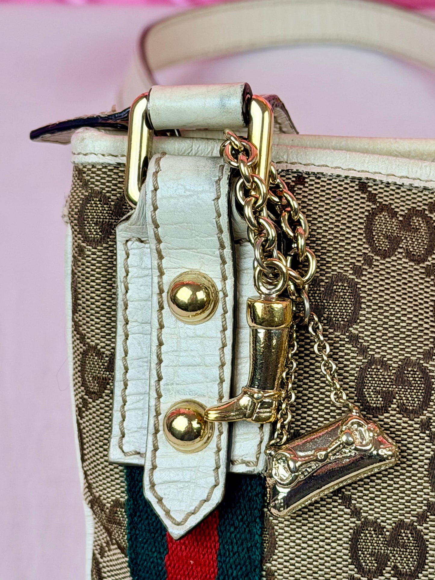 White Sherry Line Crossbody