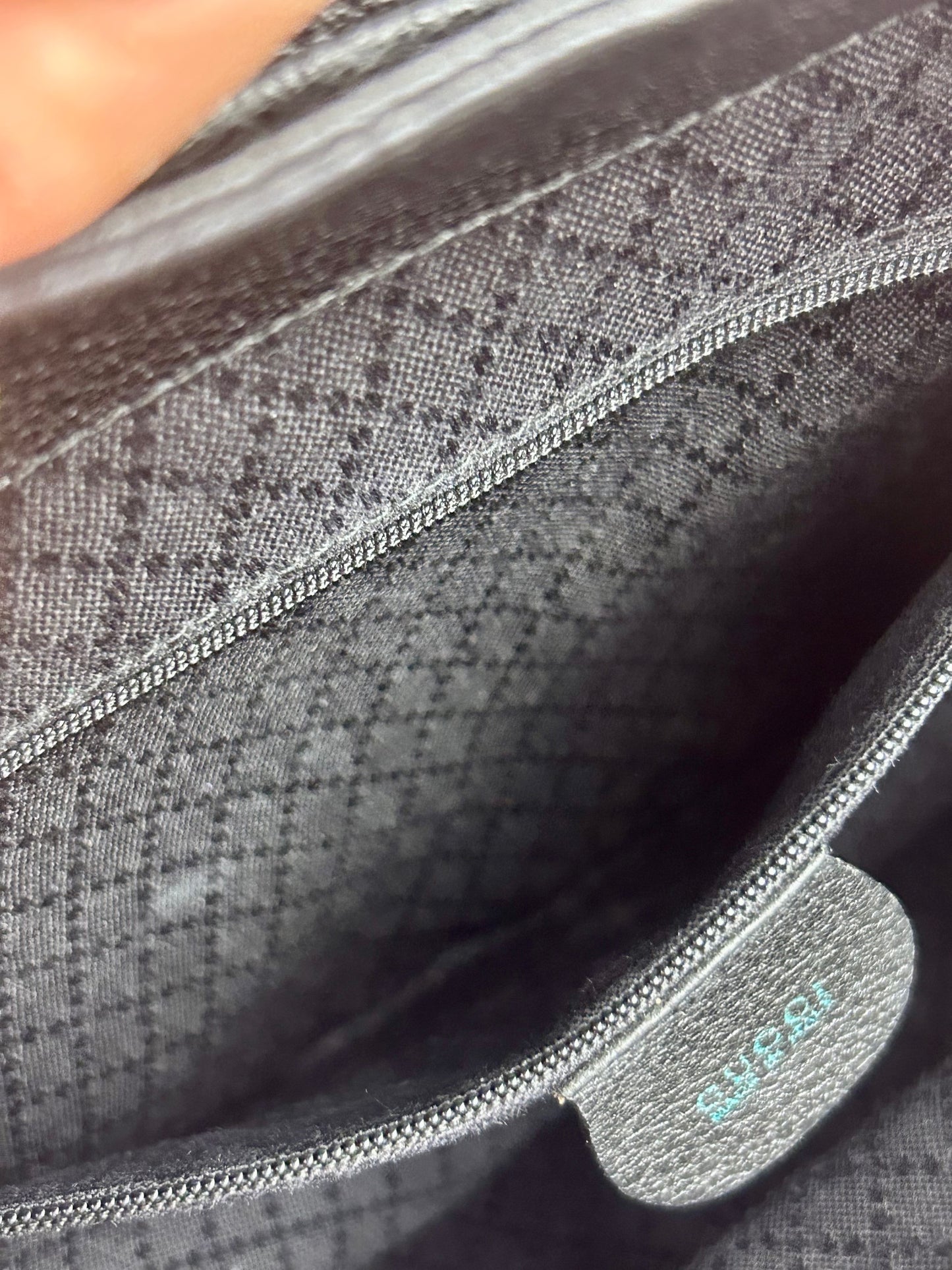 Black Gucci Bamboo Backpack