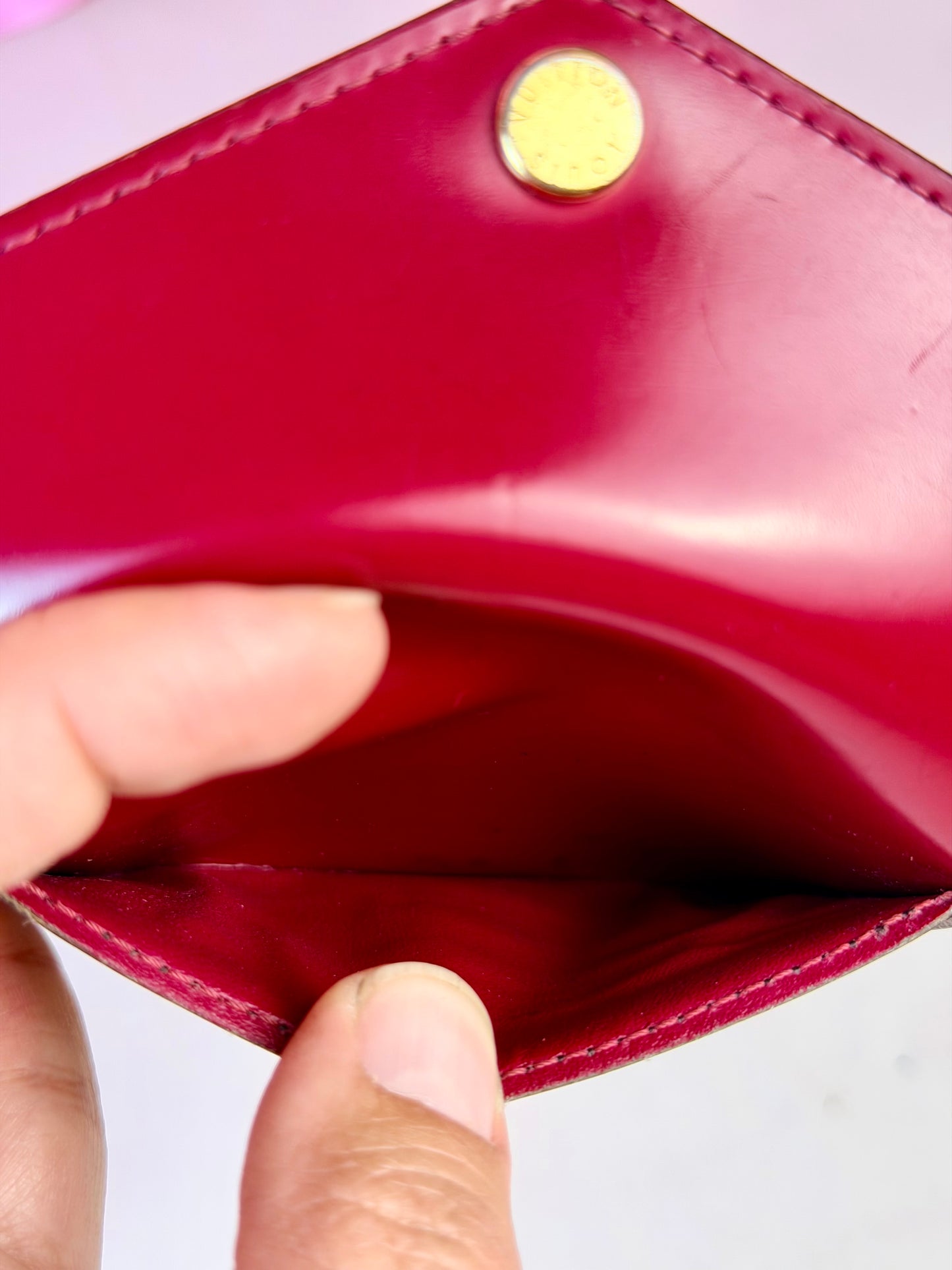 Zoe Wallet in Mono/Berry