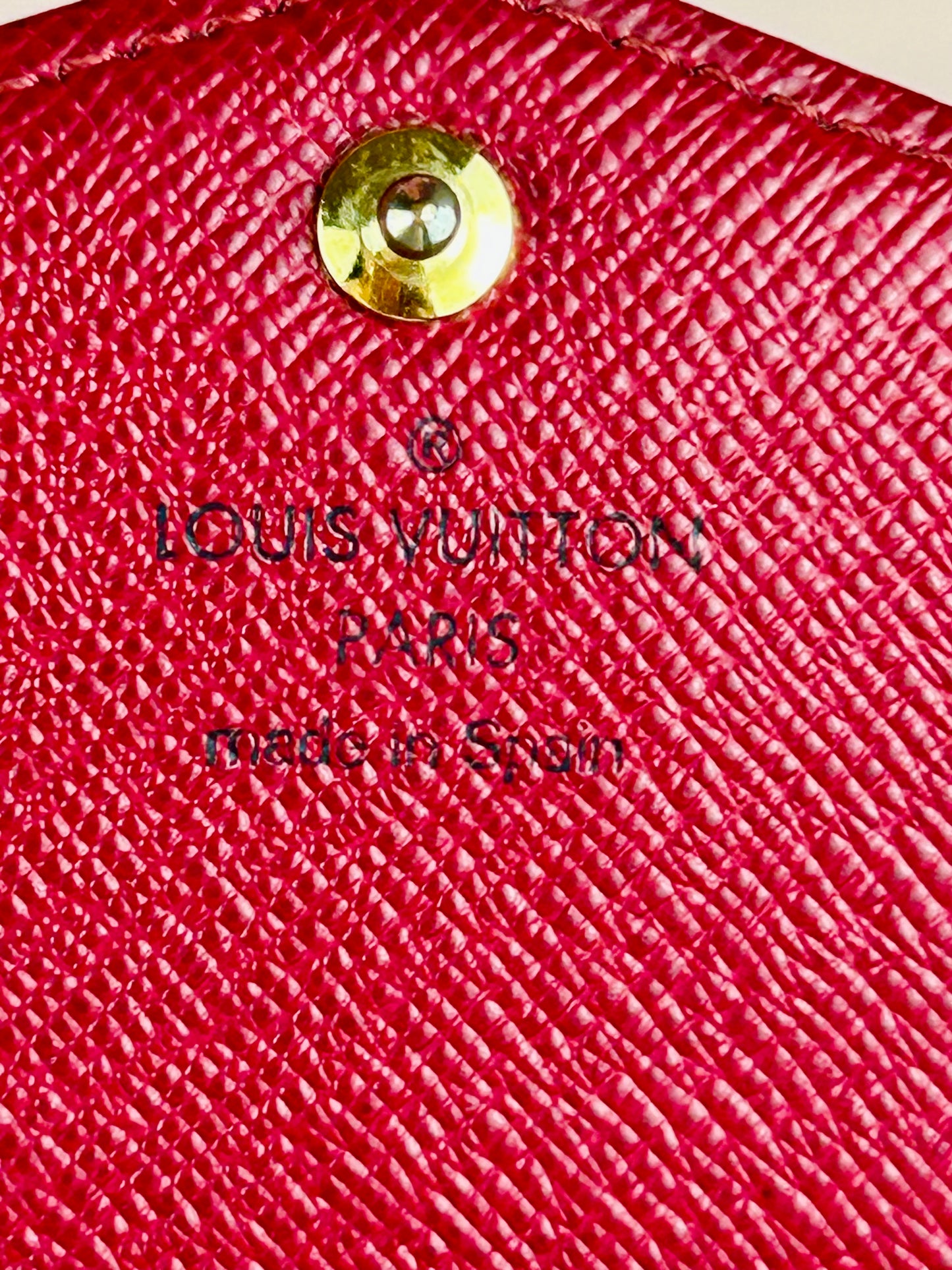 Sarah Wallet New Model Monogram/Berry