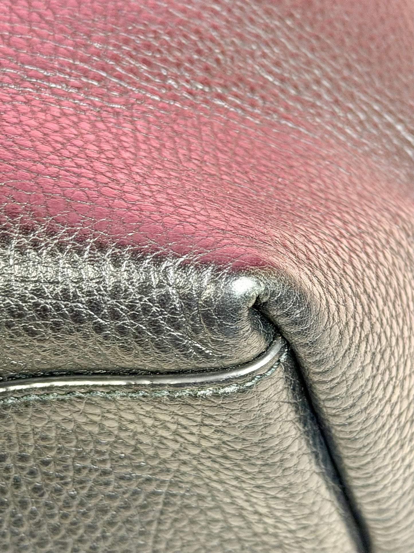 Black Gucci Dollar Calfskin Dome Satchel