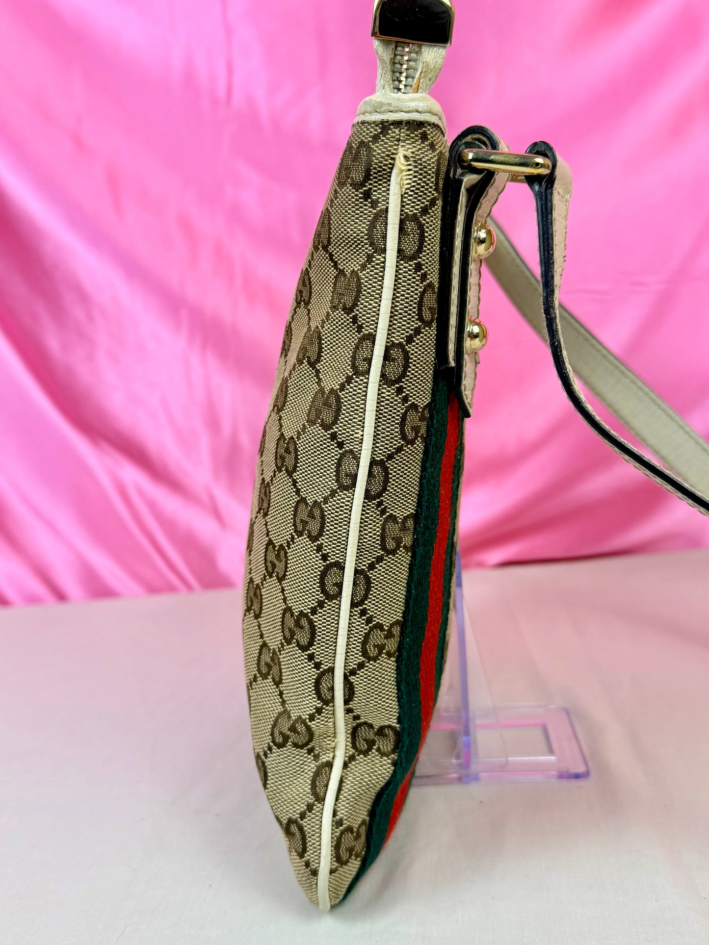 White Sherry Line Crossbody