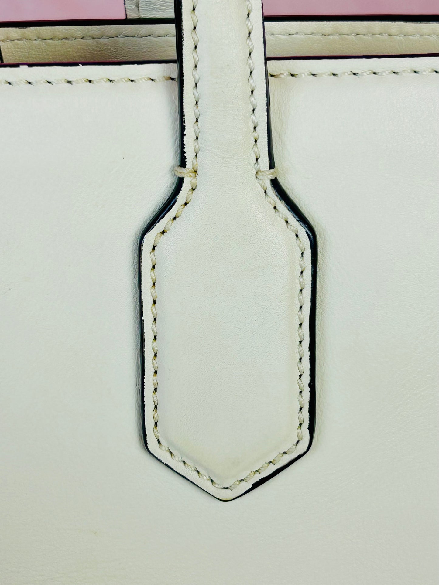 Small White Gucci Ribbon Tote