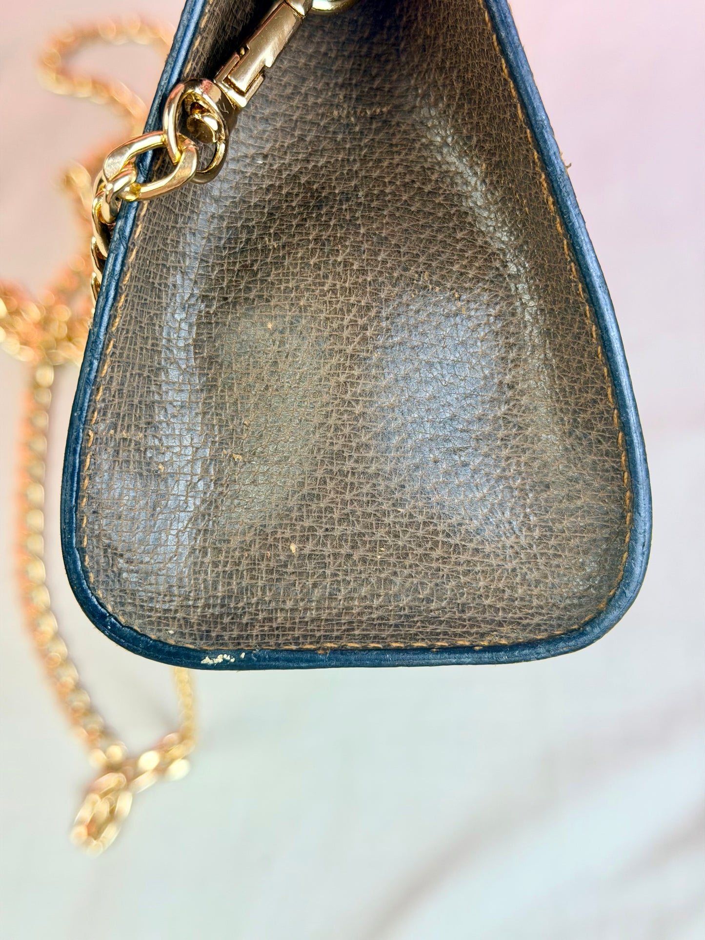 Small Sherry Line Clutch on Chain