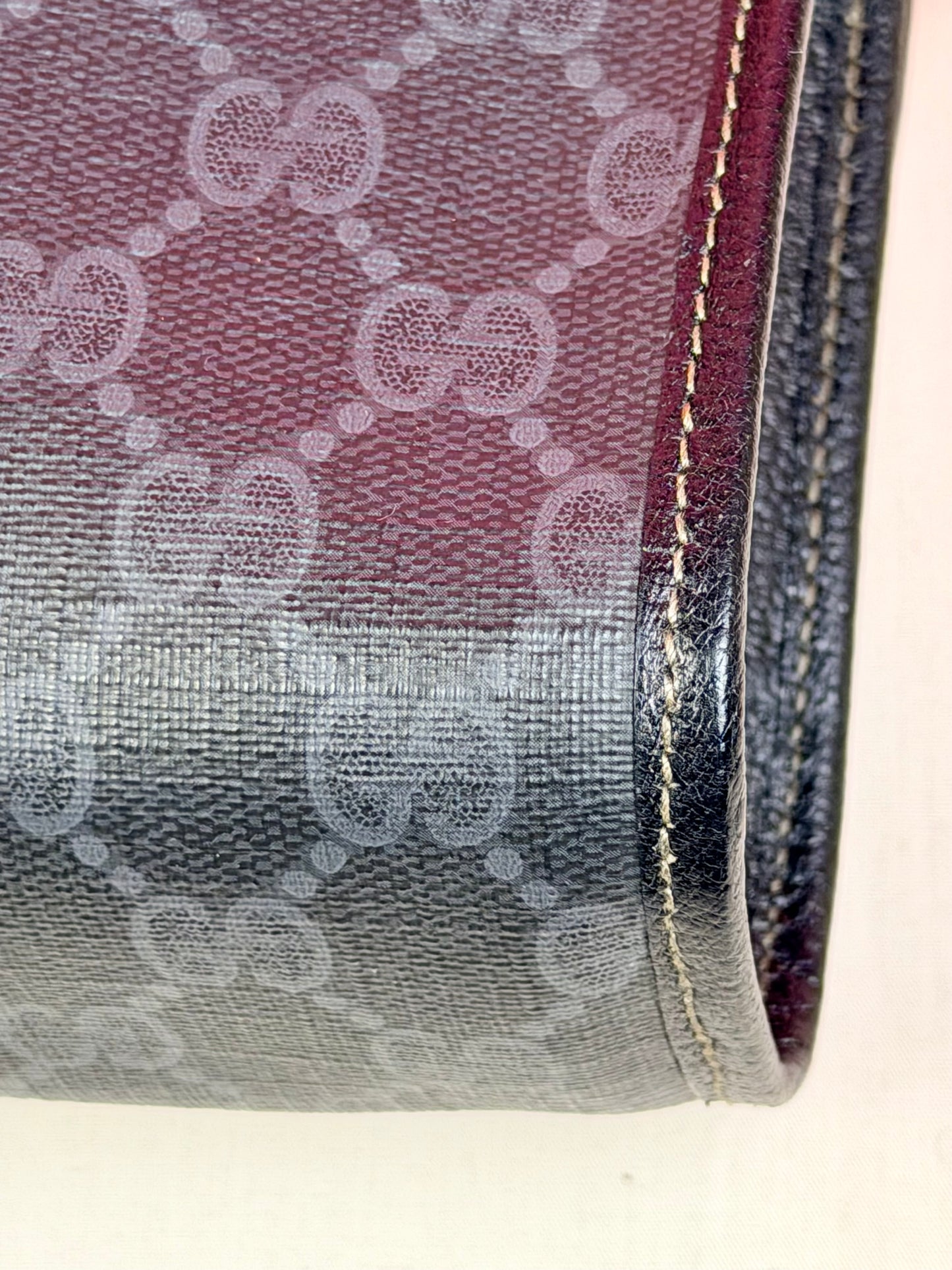 Black Sherry Line Clutch on Chain