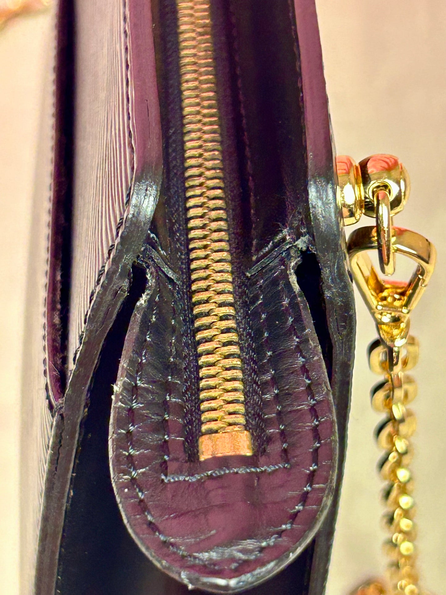 Black Epi Homme Clutch/Crossbody