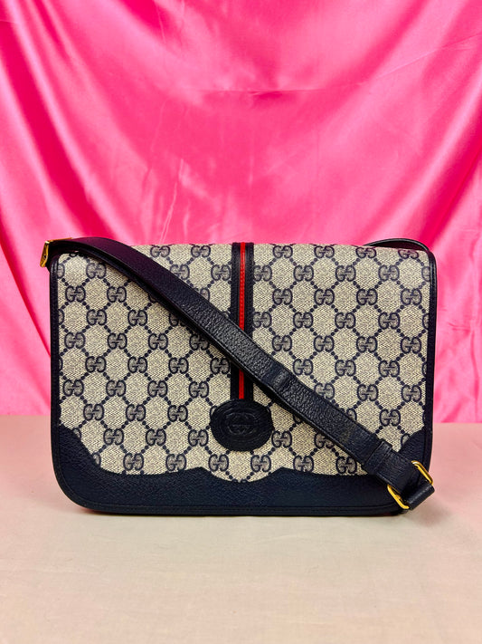 Navy Sherry Line Crossbody