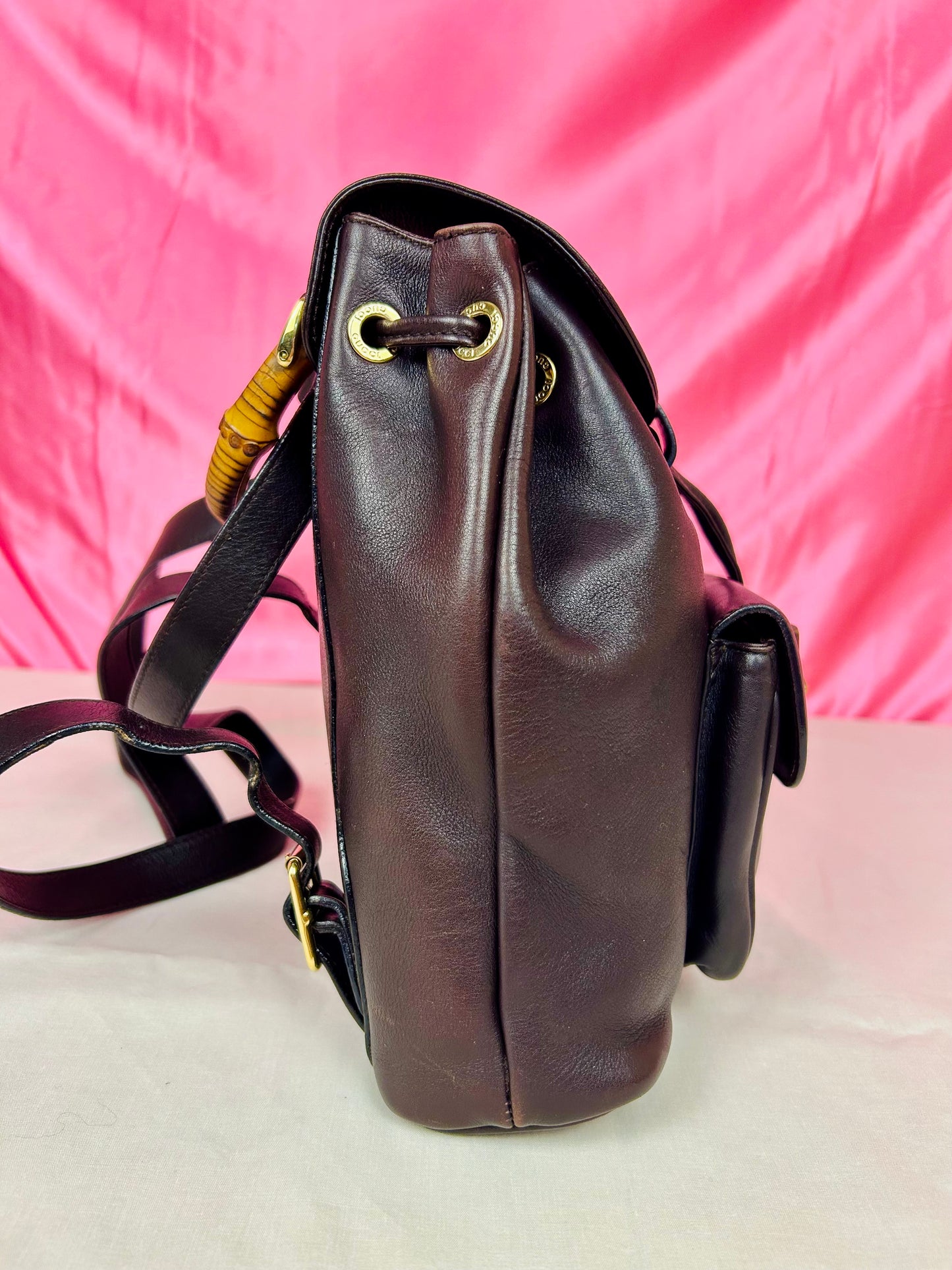 Mini Brown Gucci Backpack