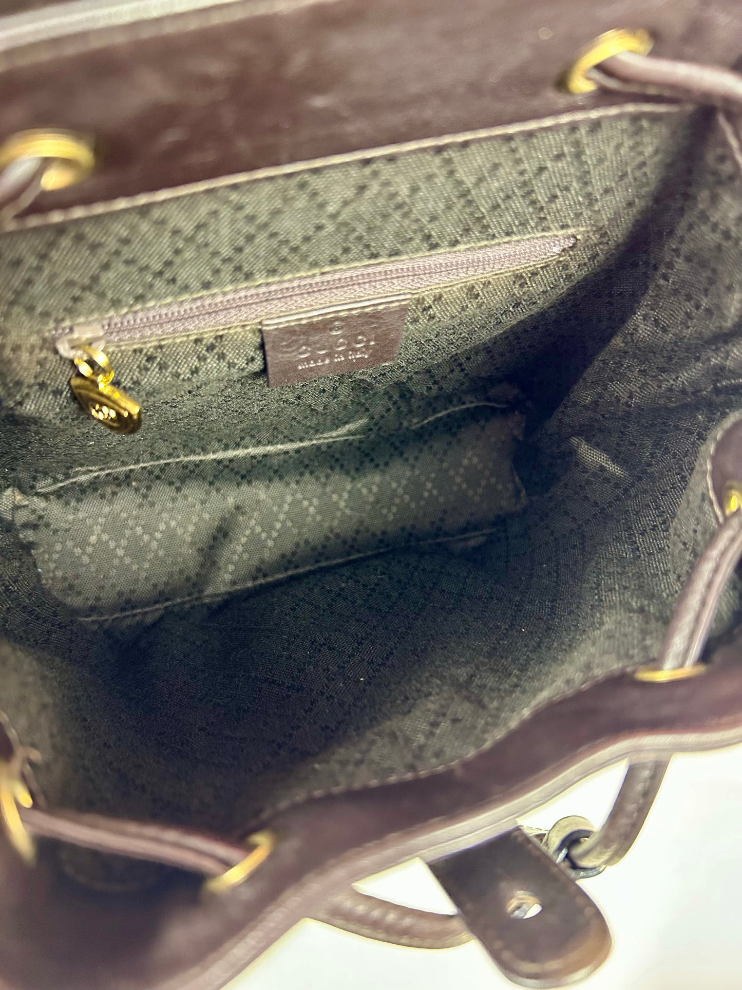 Mini Brown Gucci Backpack