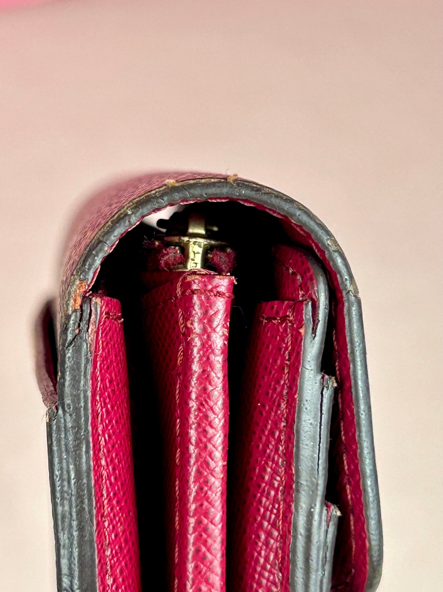 Sarah Wallet New Model Monogram/Berry