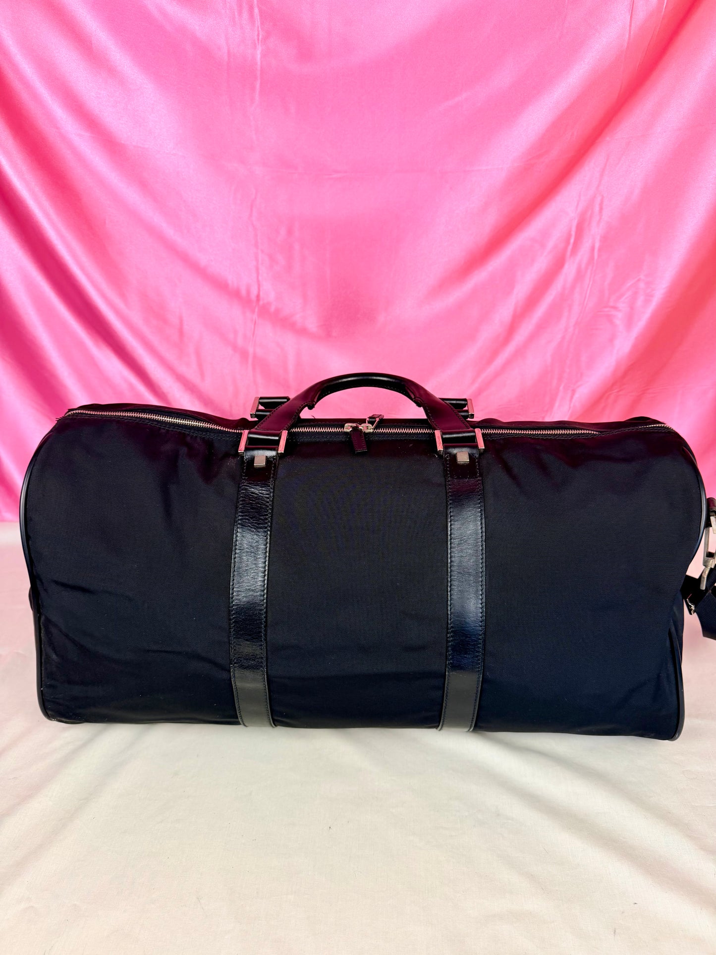 Gucci Black Nylon Duffle