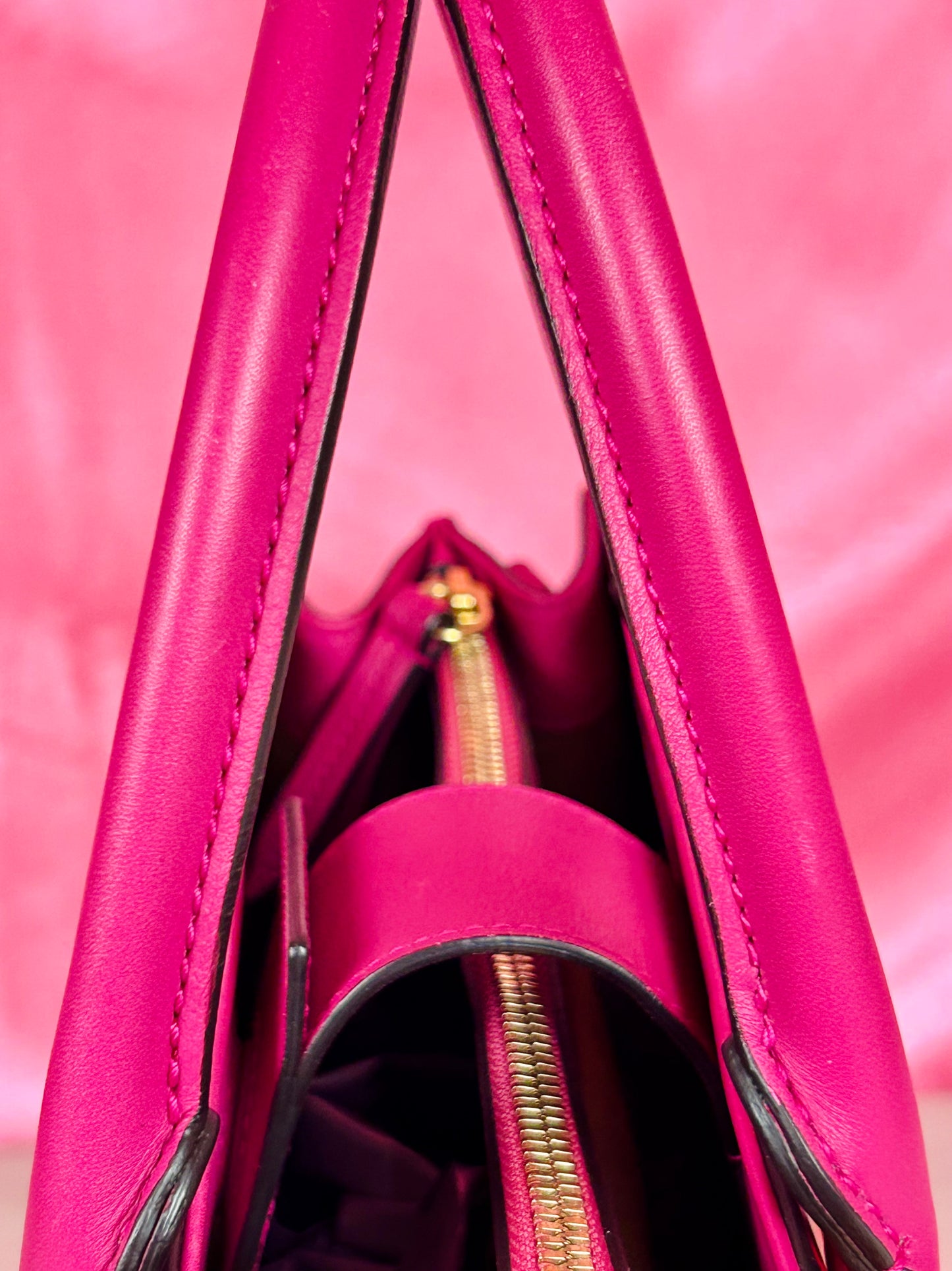 Gucci Red and Pink Open Top Tote