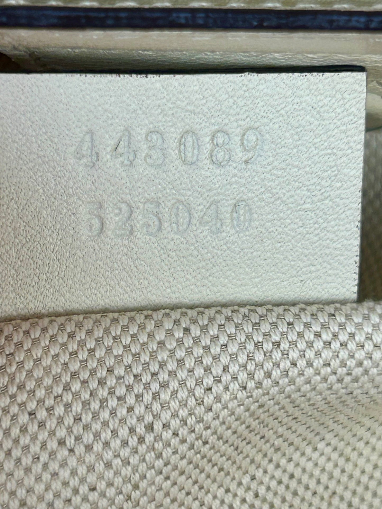 Small White Gucci Ribbon Tote