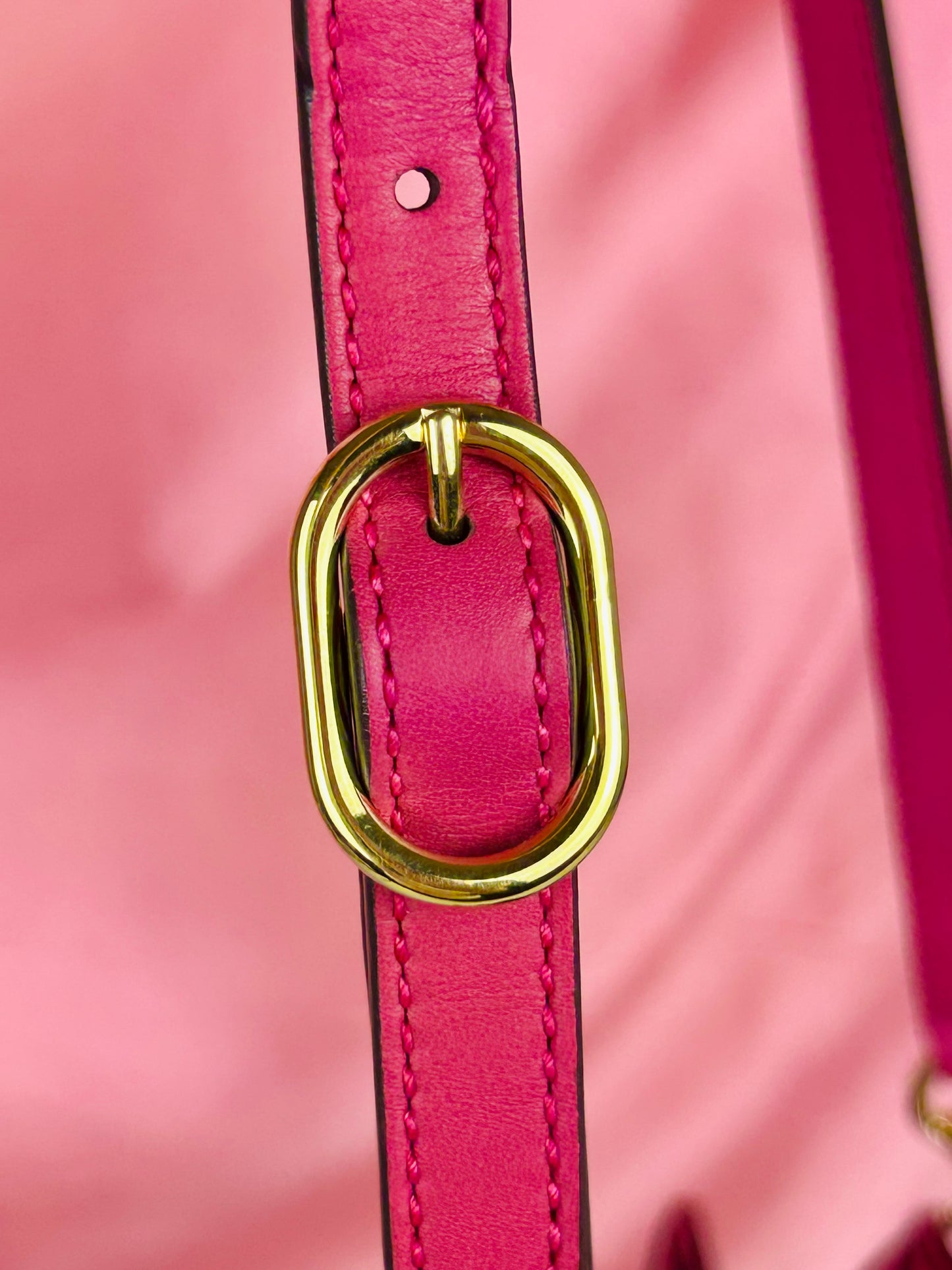 Gucci Red and Pink Open Top Tote