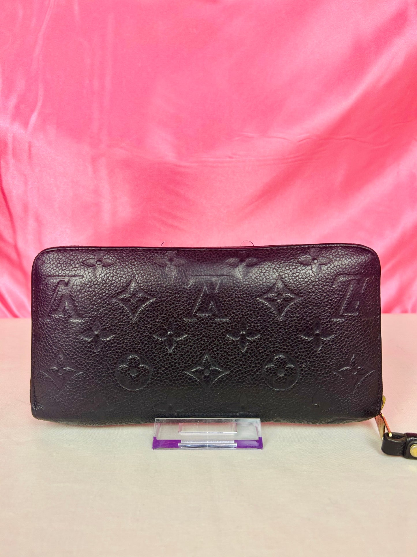 Black Empreinte Zippy Wallet