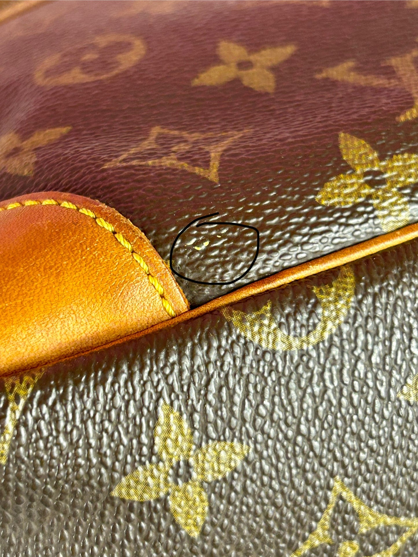 Large Vintage Rectangular Louis Vuitton