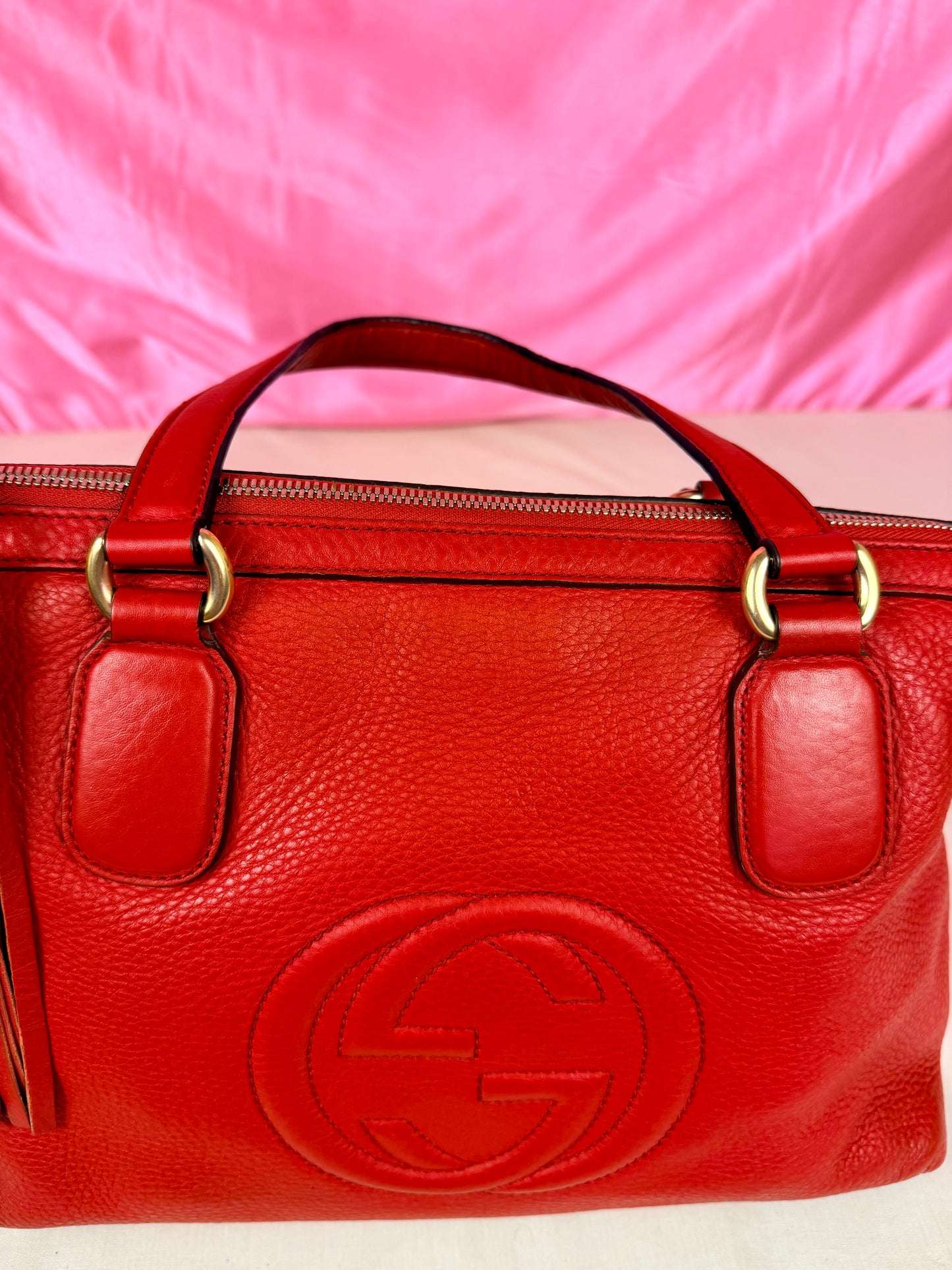 Red Gucci Soho Two-Way