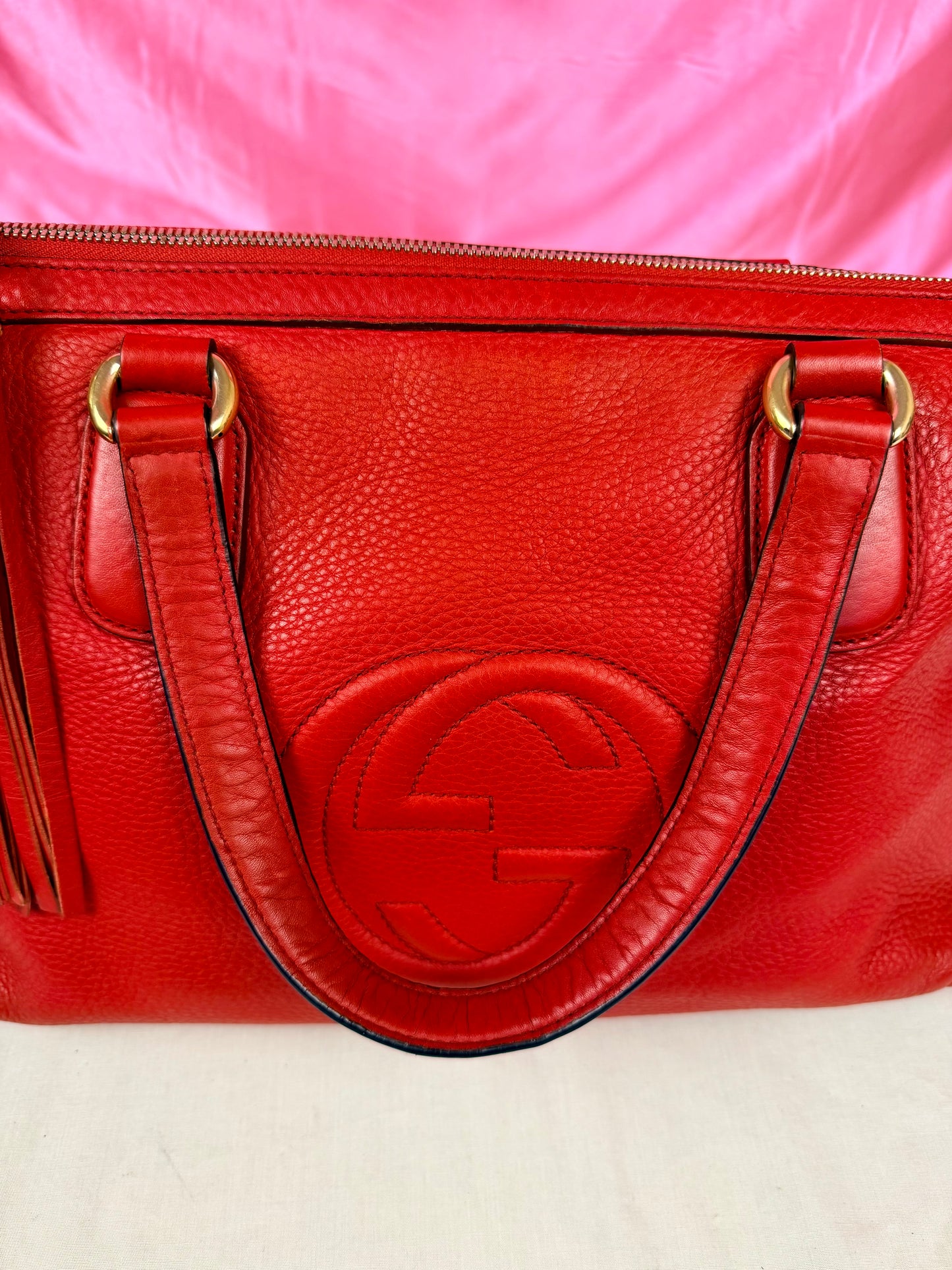 Red Gucci Soho Two-Way