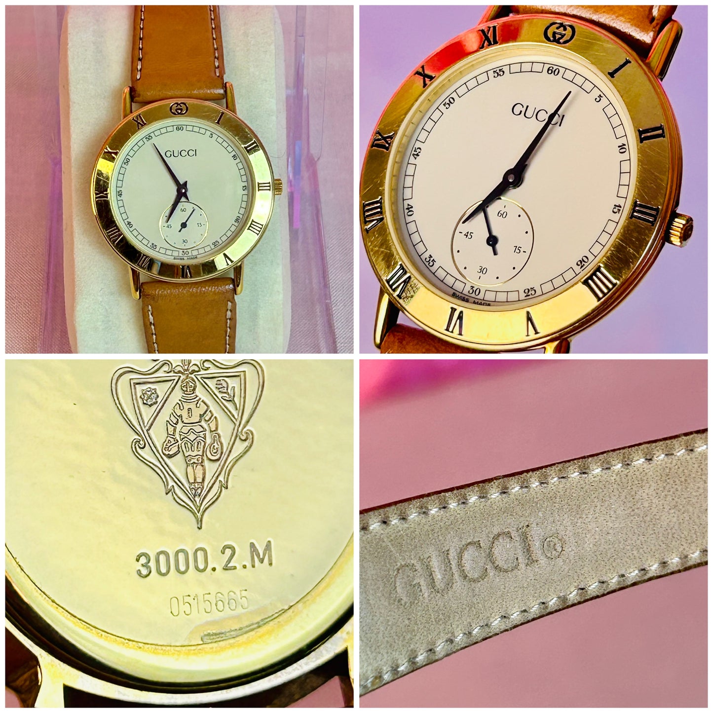 Gucci Vintage Leather Watch