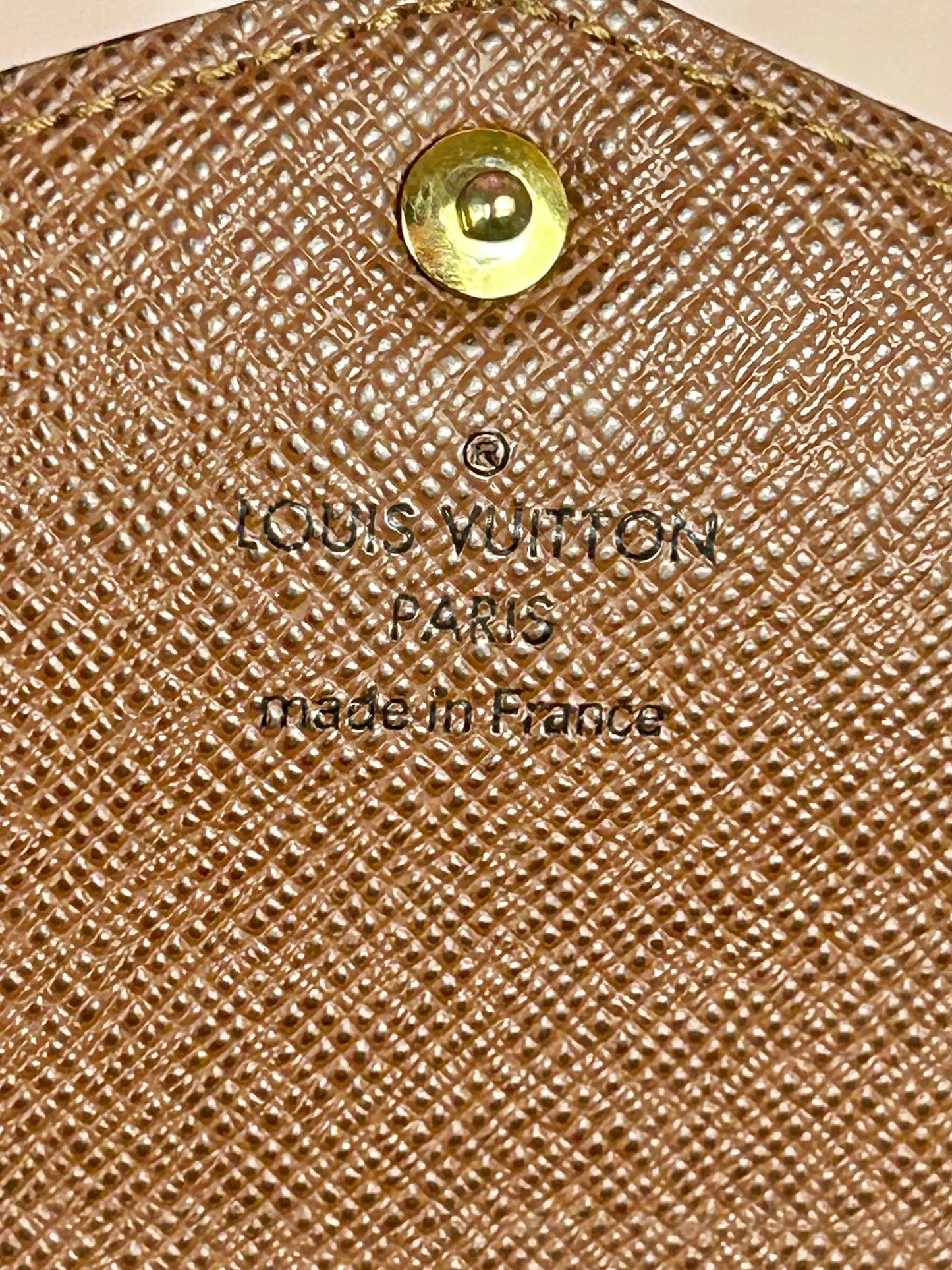 Sarah Wallet NM in Monogram/Brown