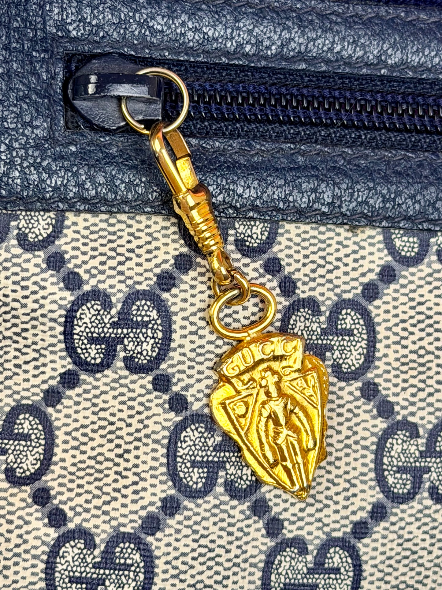 Navy Rectangular Sherry Line