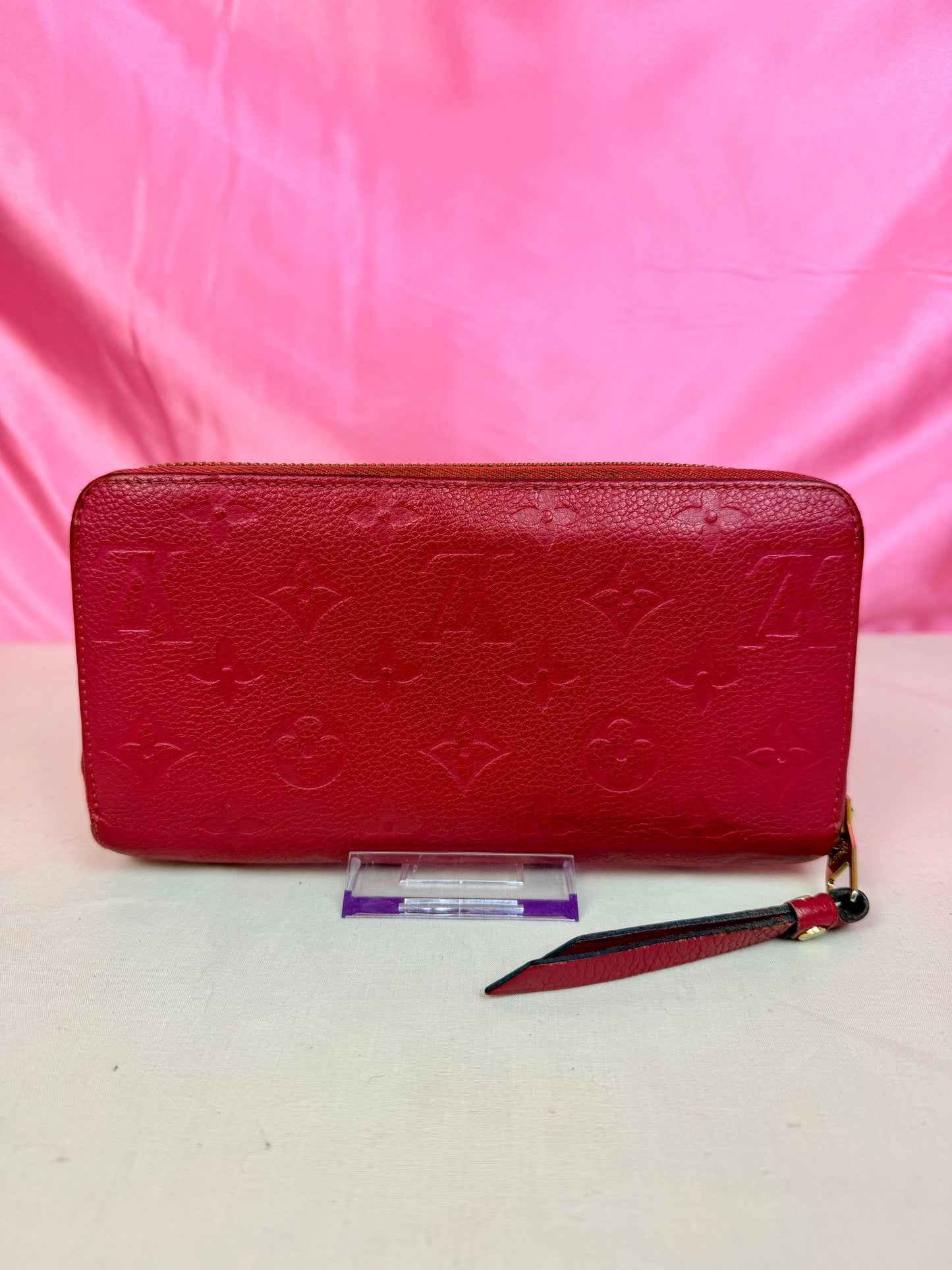 Hot Pink Emprinte Zippy Wallet