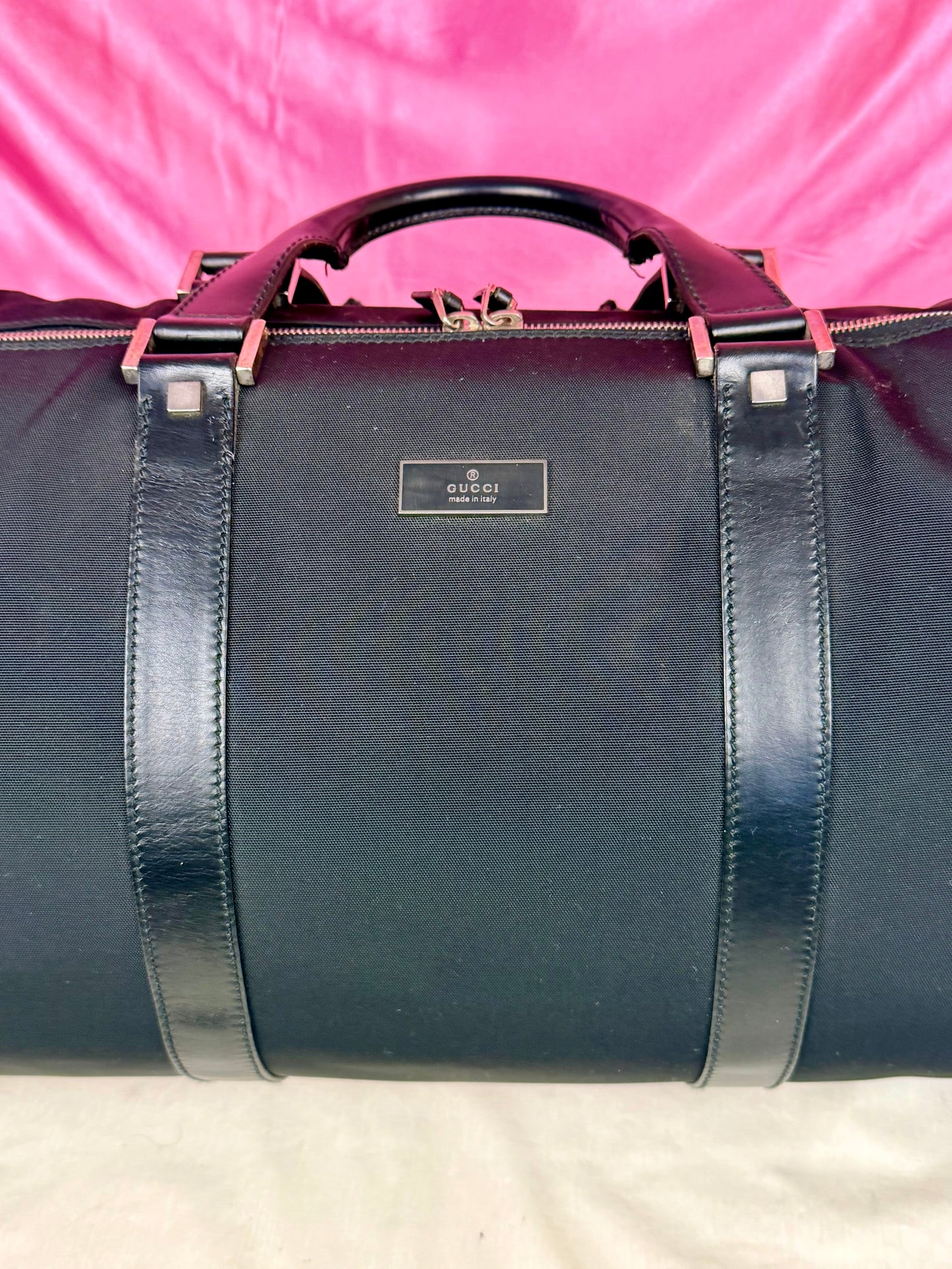 Gucci Black Nylon Duffle