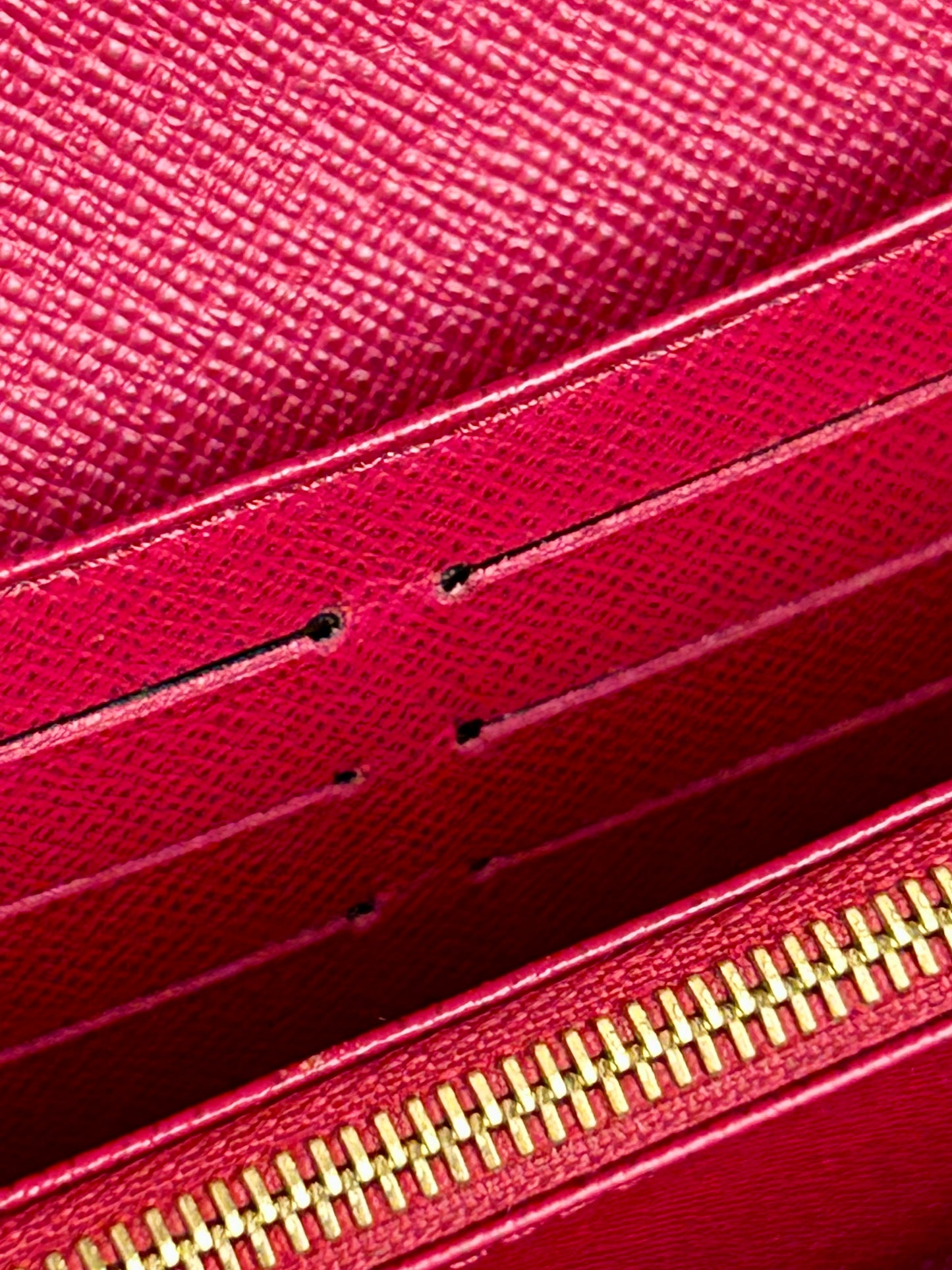 Sarah Wallet New Model Monogram/Berry