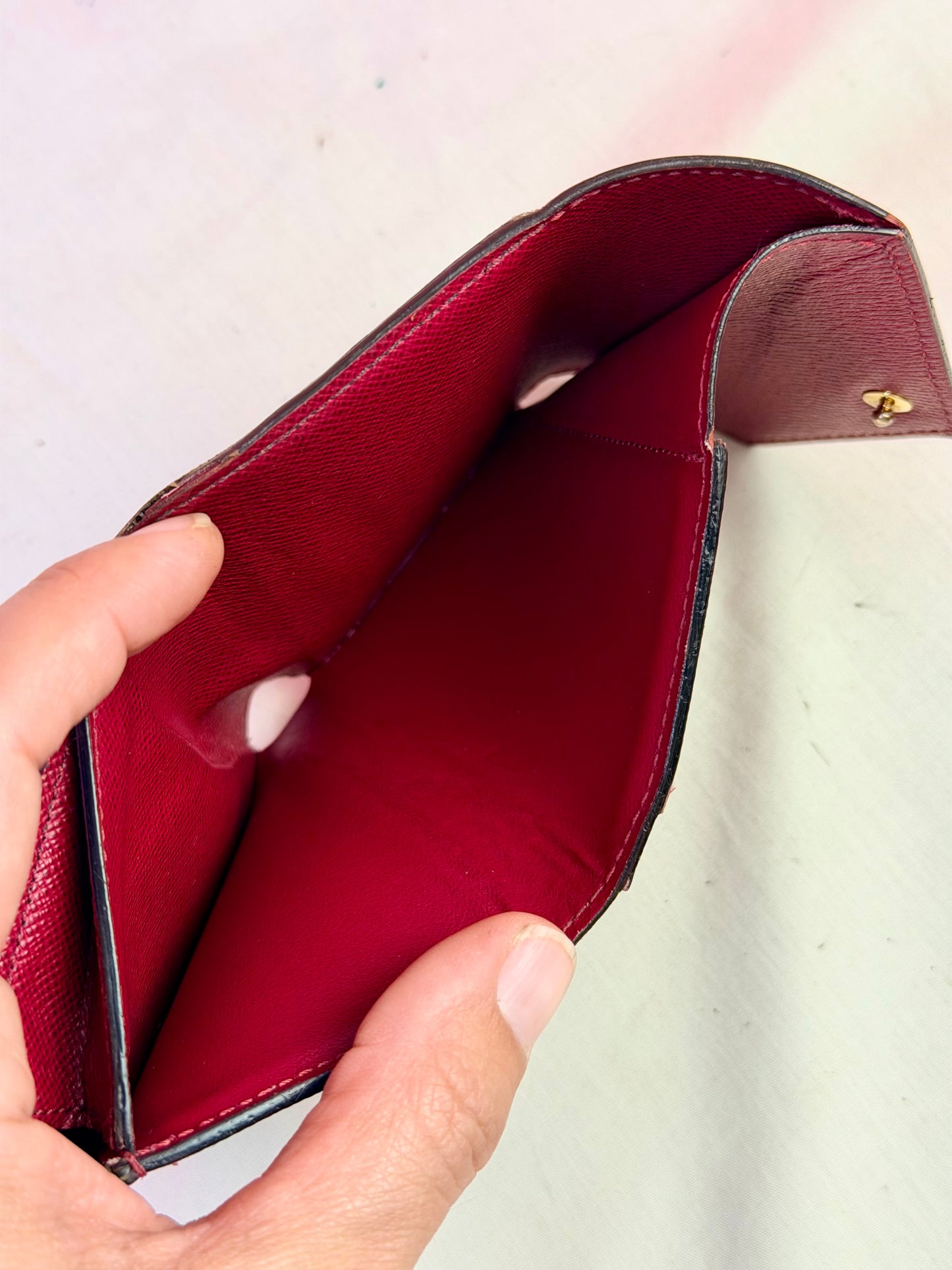 Zoe Wallet in Mono/Berry