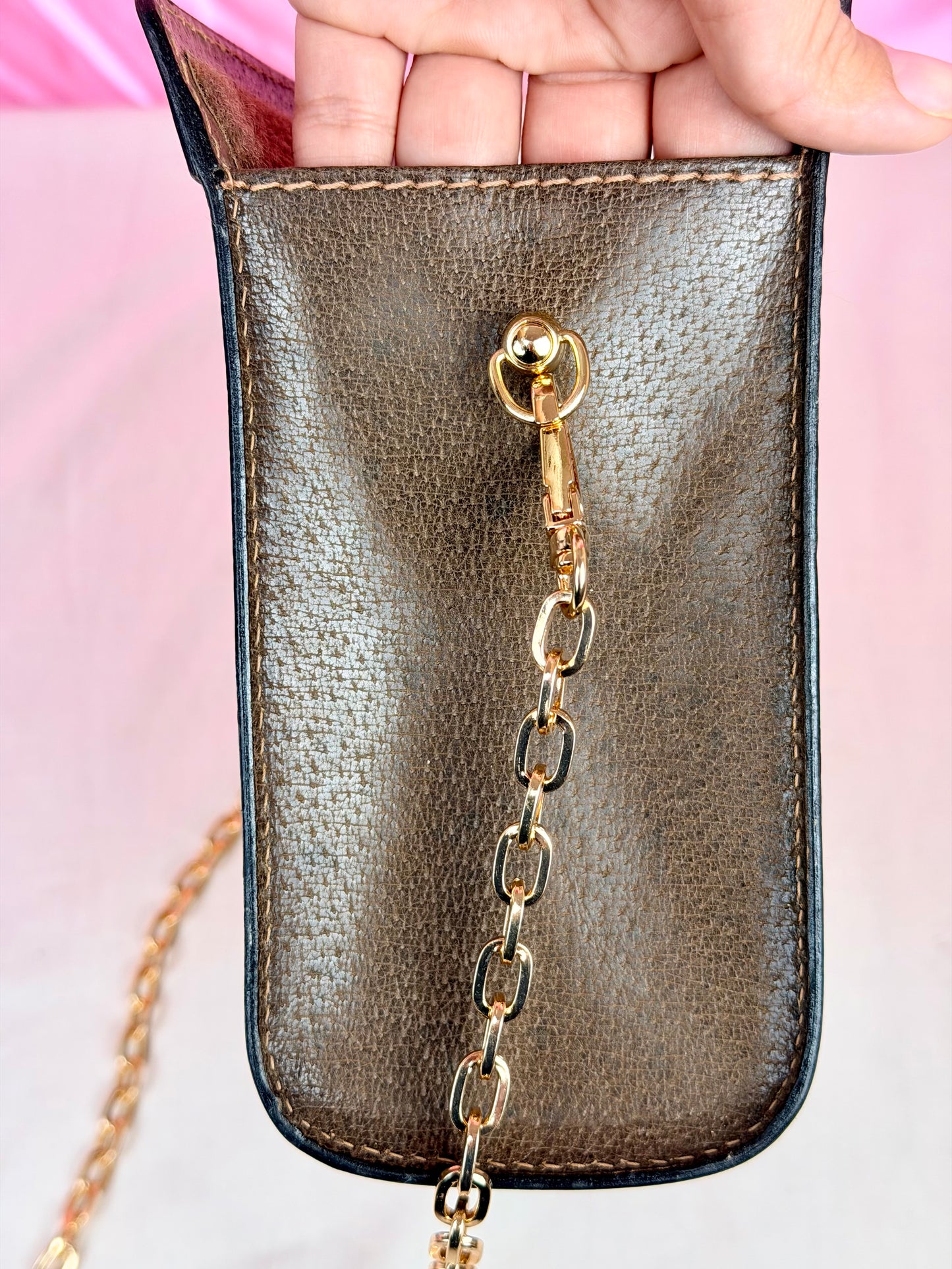 Sherry Line Clutch on Chain