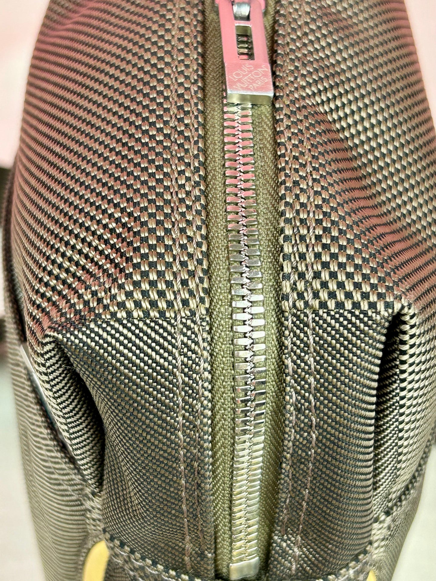Citadin Terre Brown Damier Crossbody