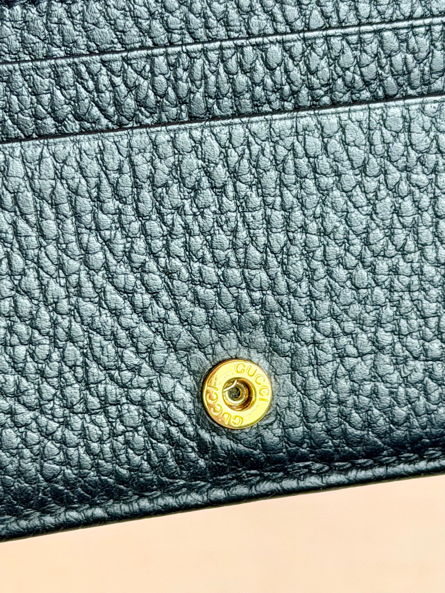 Black Gucci Marmont Compact Wallet