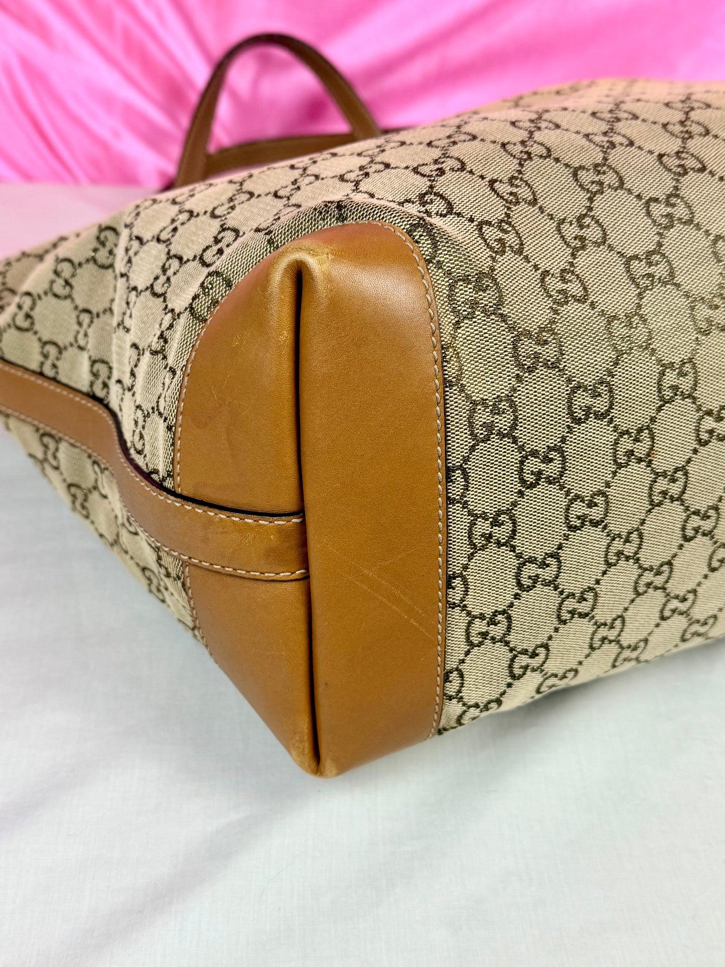 Brown Sparkle Gucci Tote