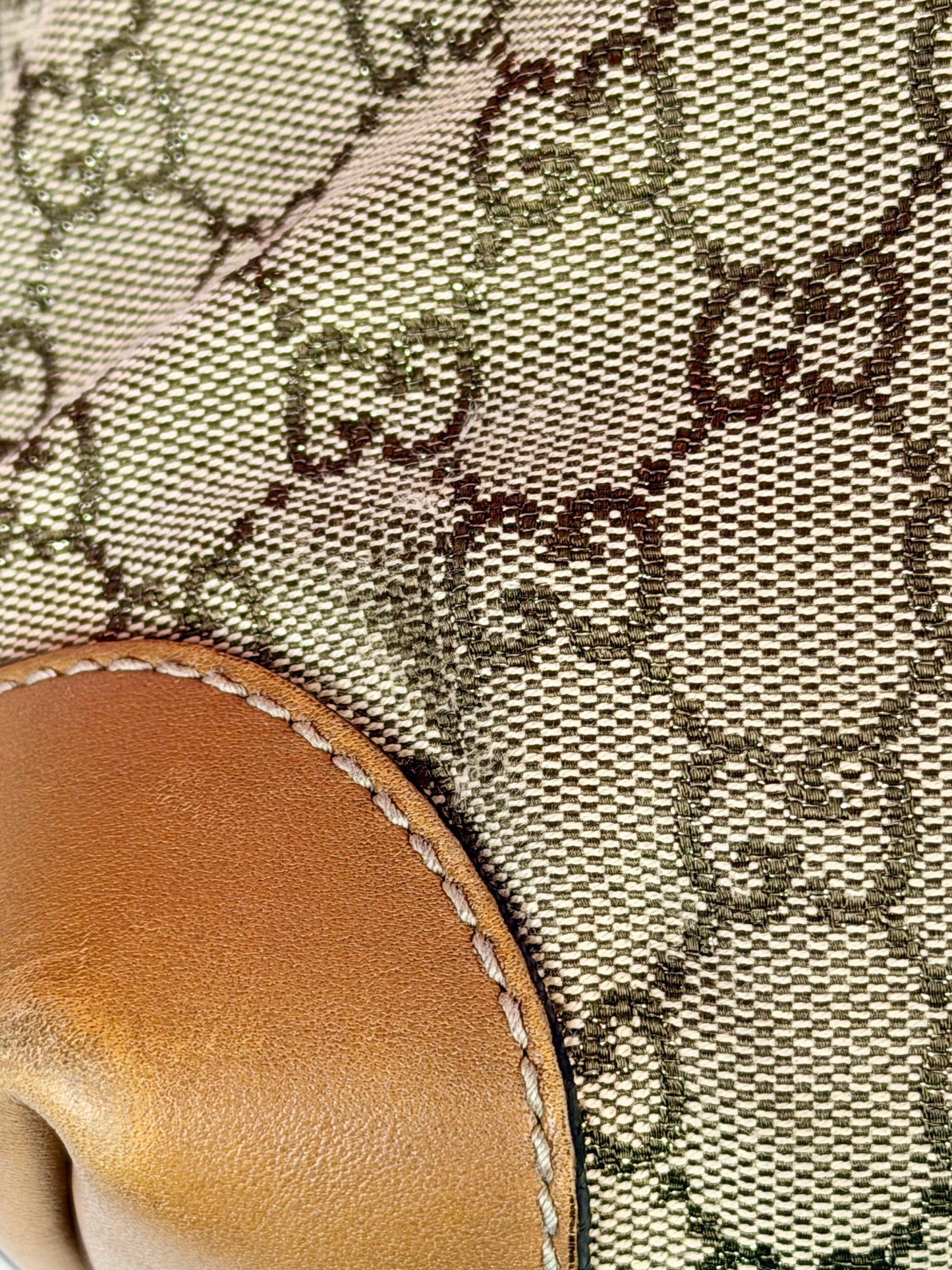 Brown Sparkle Gucci Tote