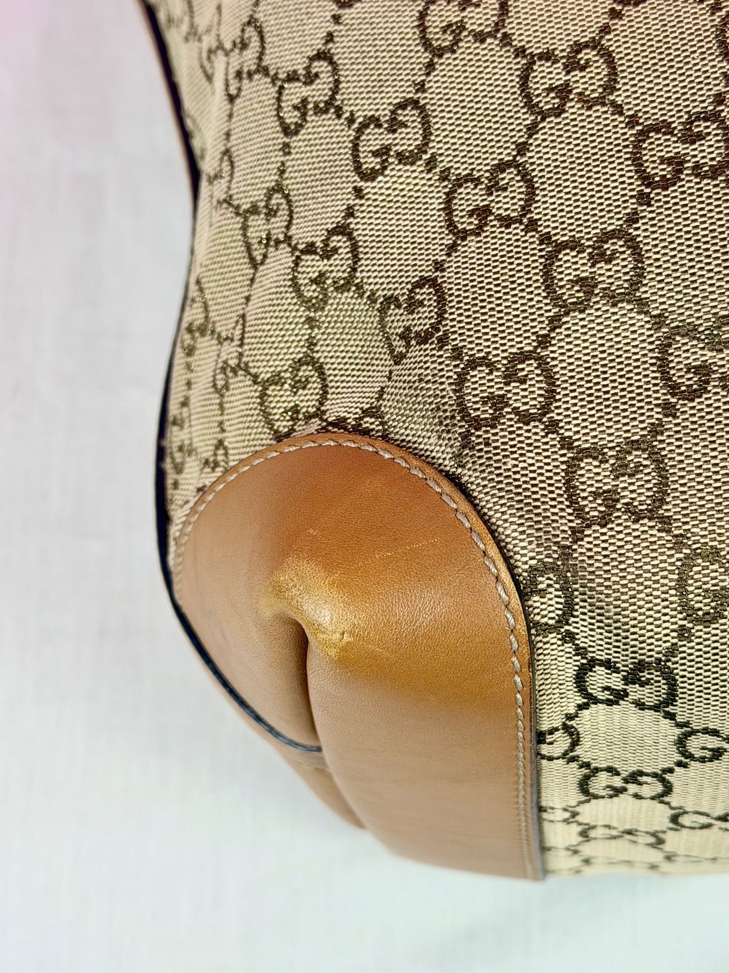 Brown Sparkle Gucci Tote