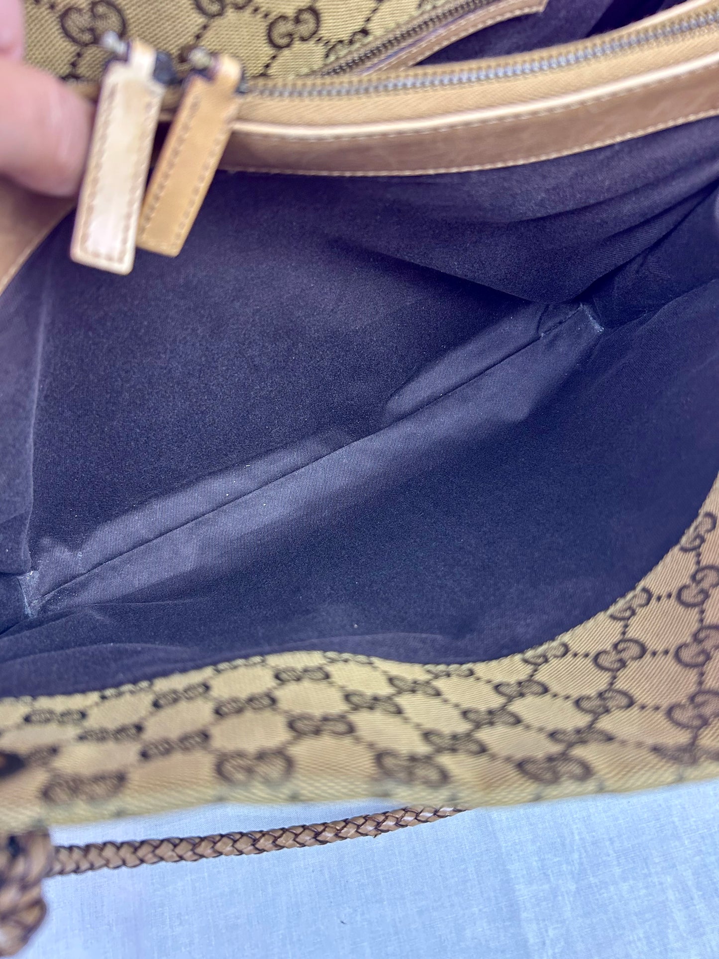 Braided Medium Gucci Tote