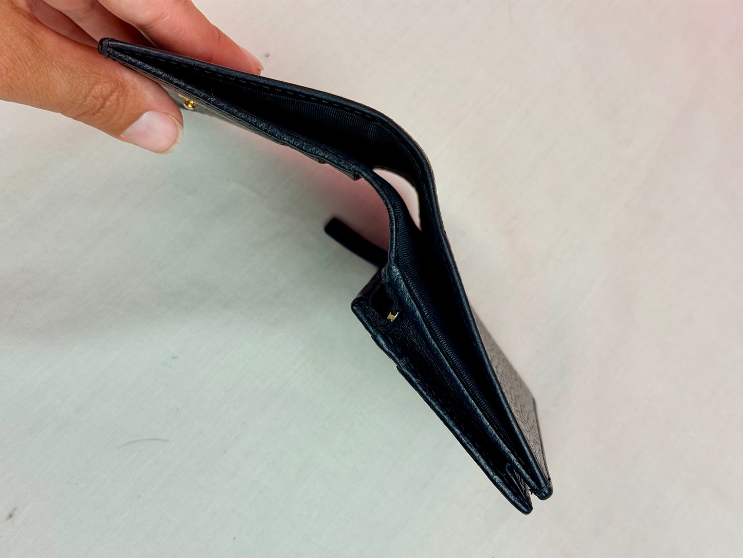 Black Gucci Compact Wallet