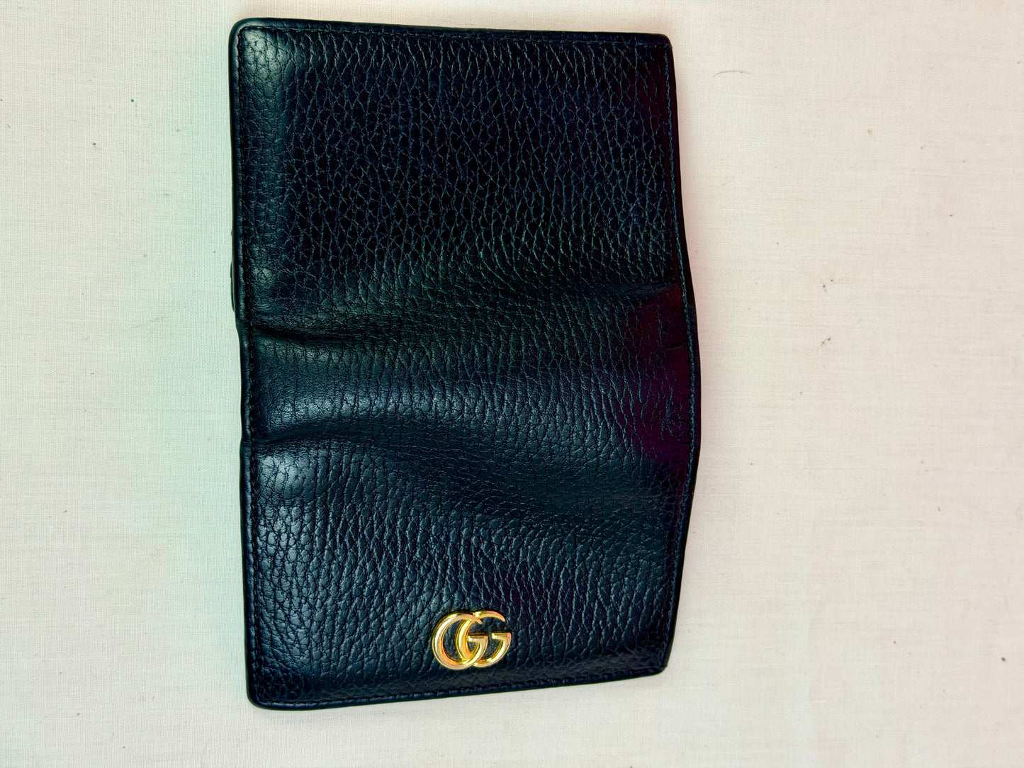 Black Gucci Marmont Compact Wallet