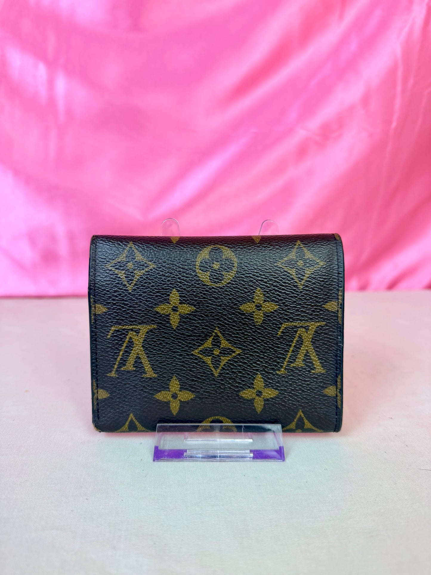 Victorine Compact Wallet in Monogram/Brown