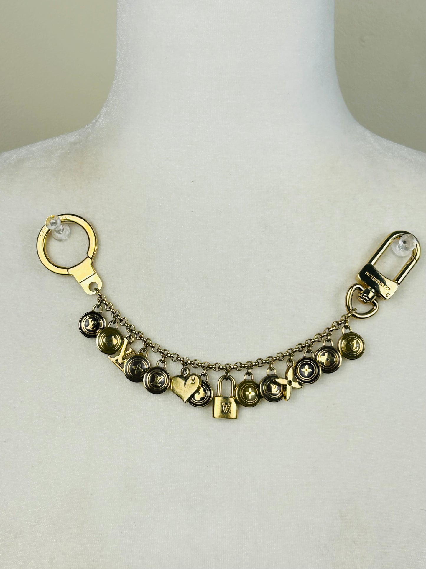 Brown Pastilles Charm Necklace