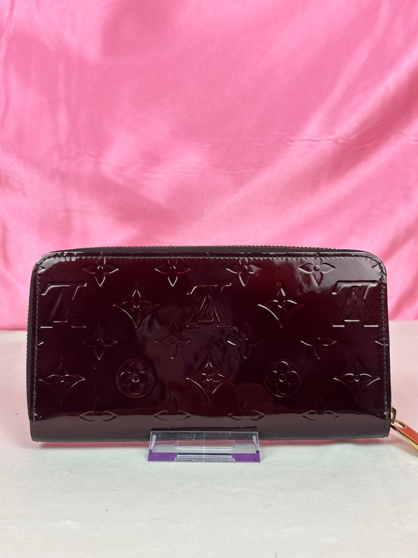 Magenta Vernis Zippy Wallet
