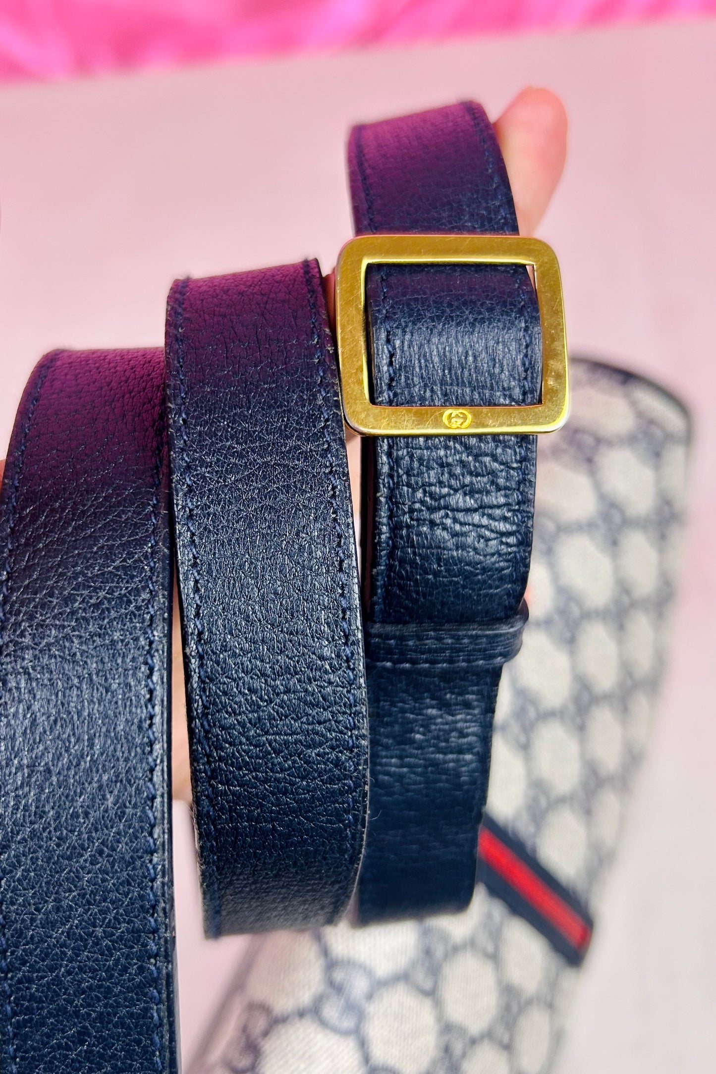 Navy Sherry Line Crossbody