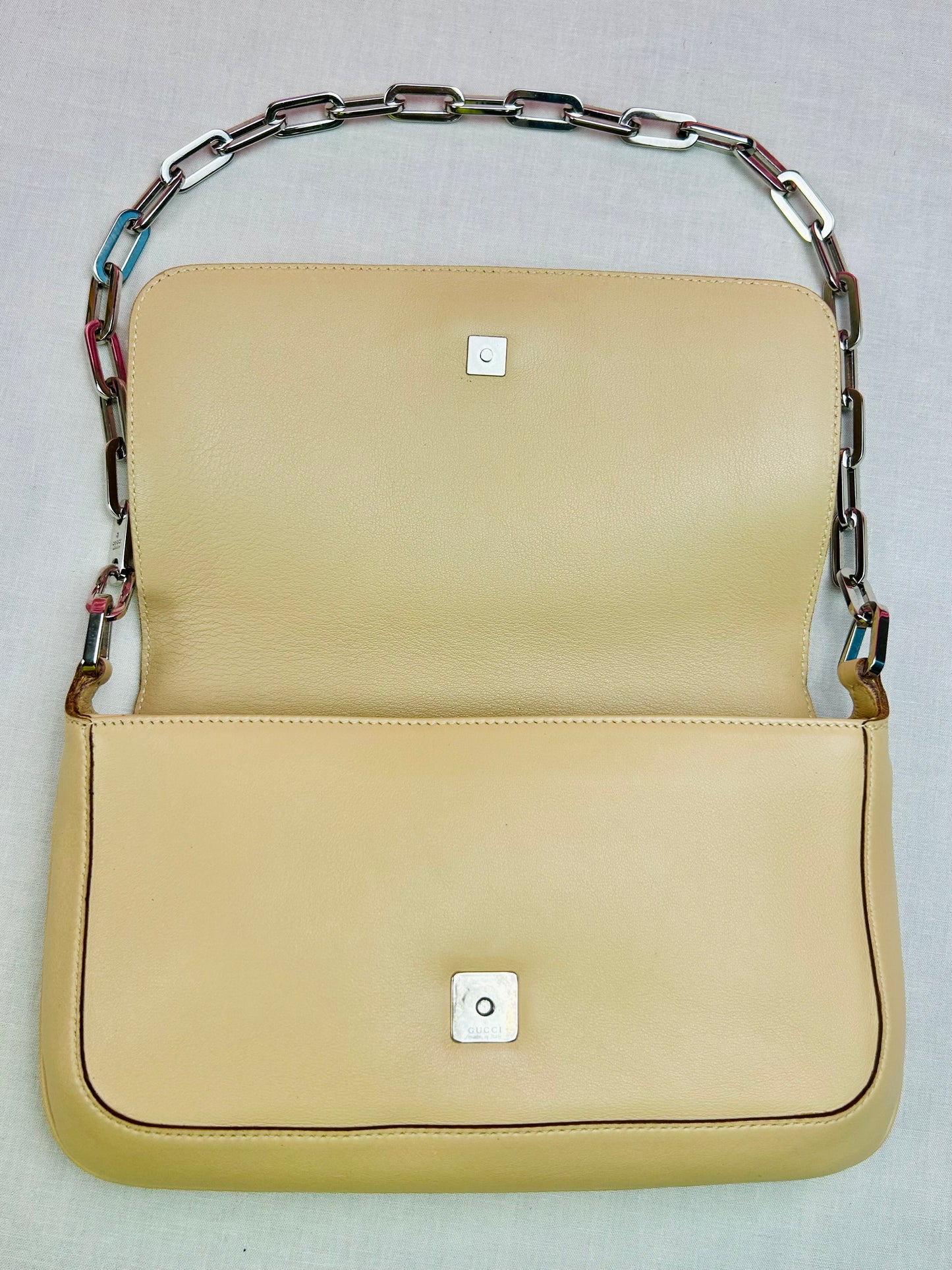 Gucci Beige Chain Shoulder Bag