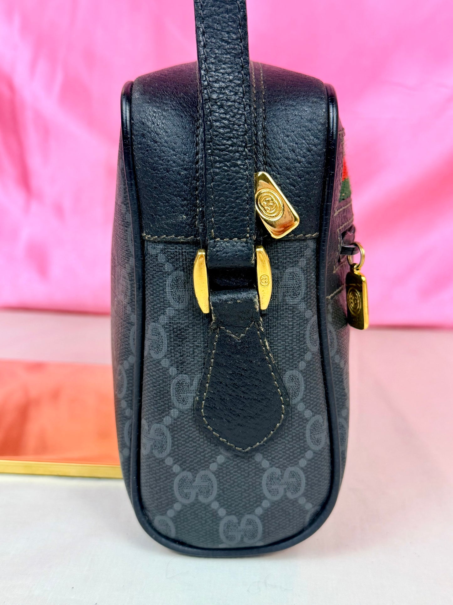 Black Rectangular Sherry Line