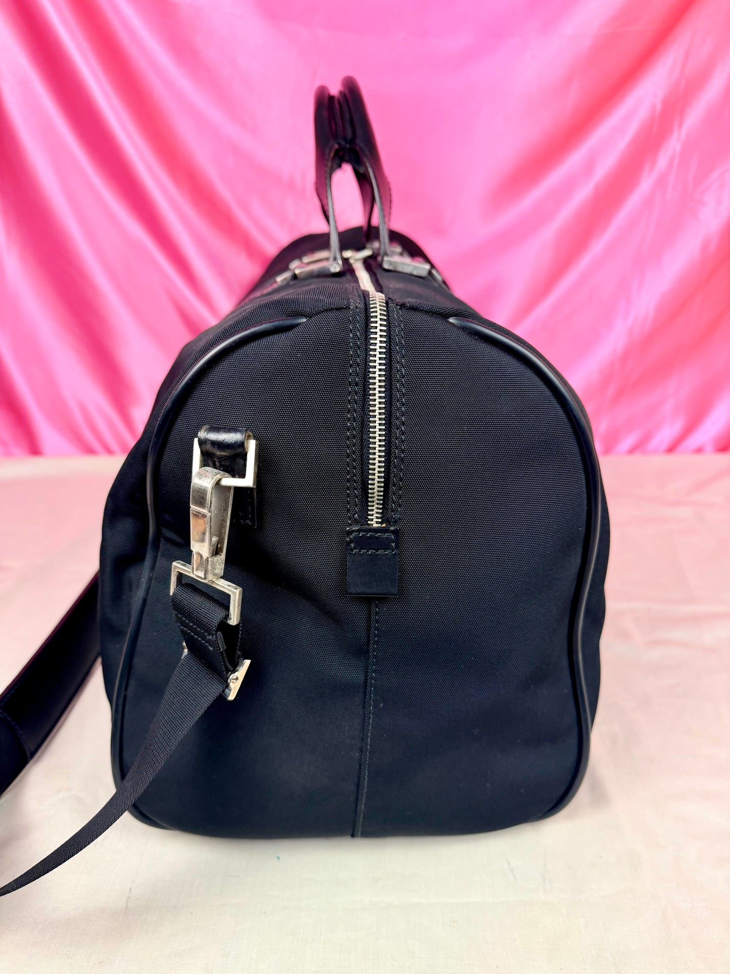 Gucci Black Nylon Duffle
