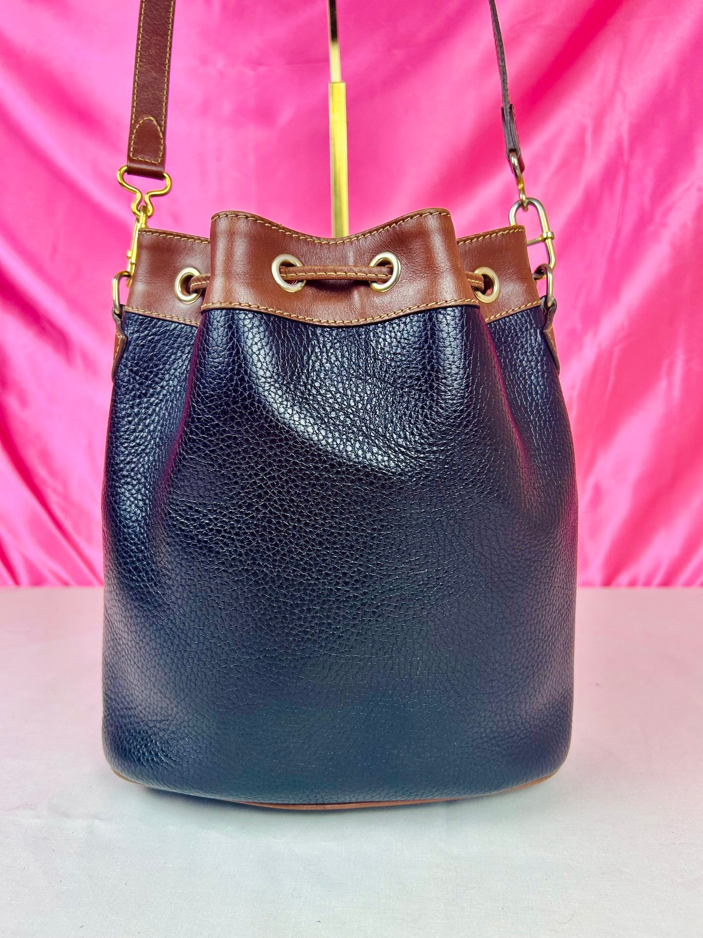 Gucci Black Leather Bucket