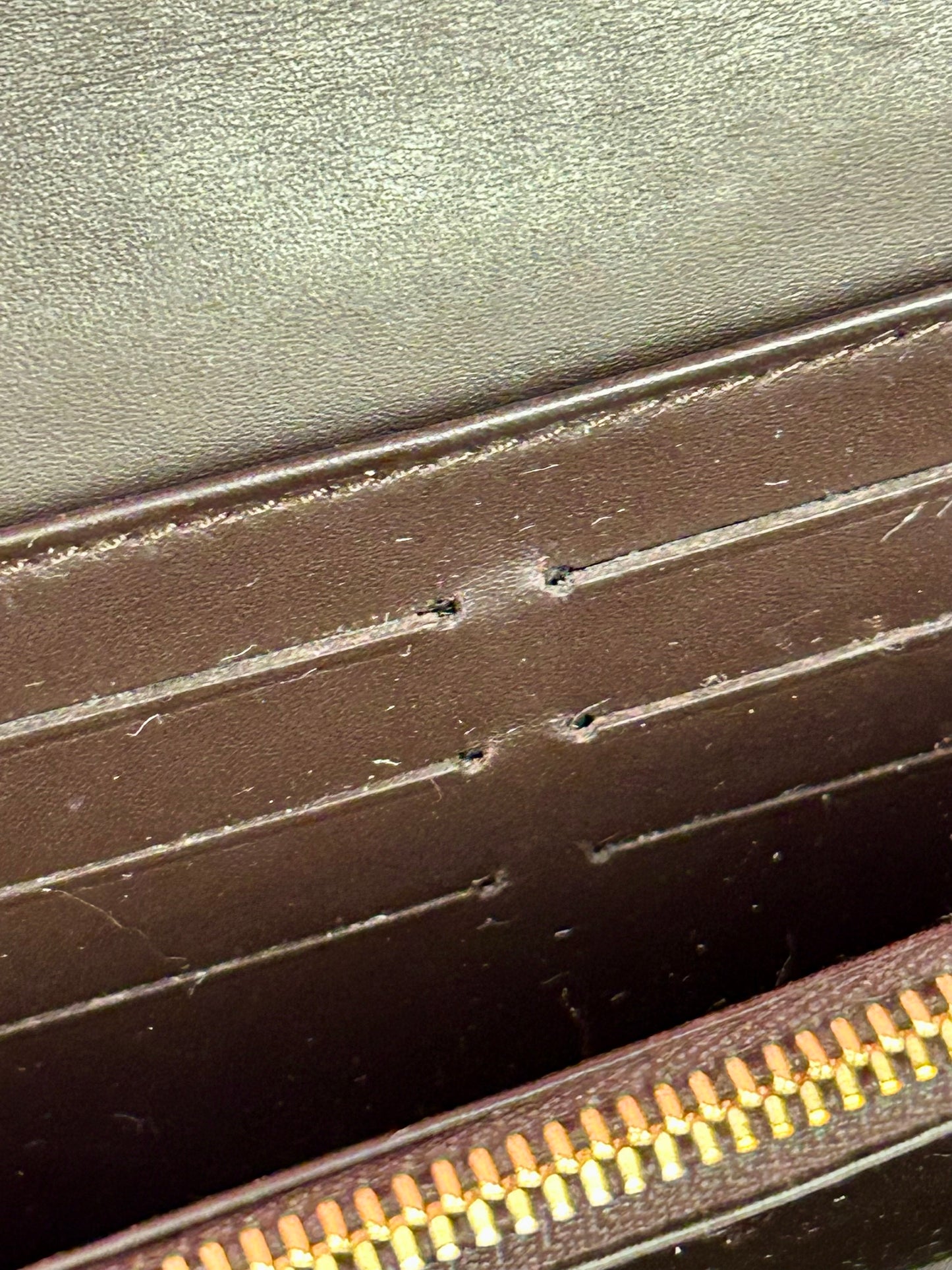 Dark Plum Vernis Sarah Wallet