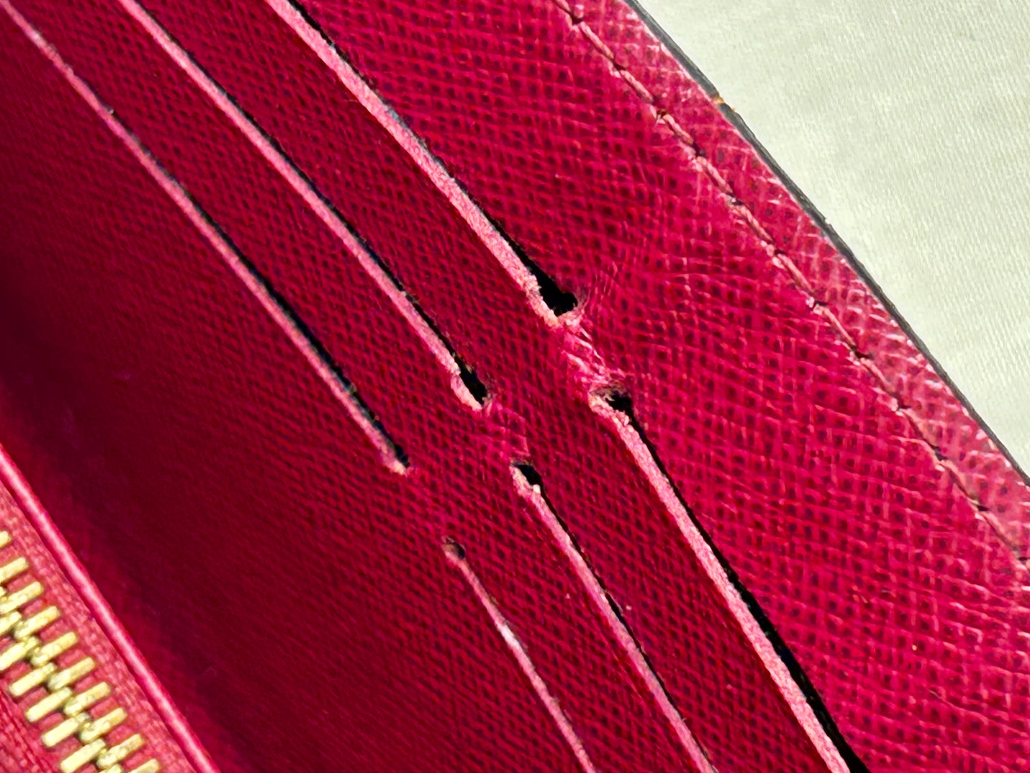 Sarah Wallet New Model Monogram/Berry