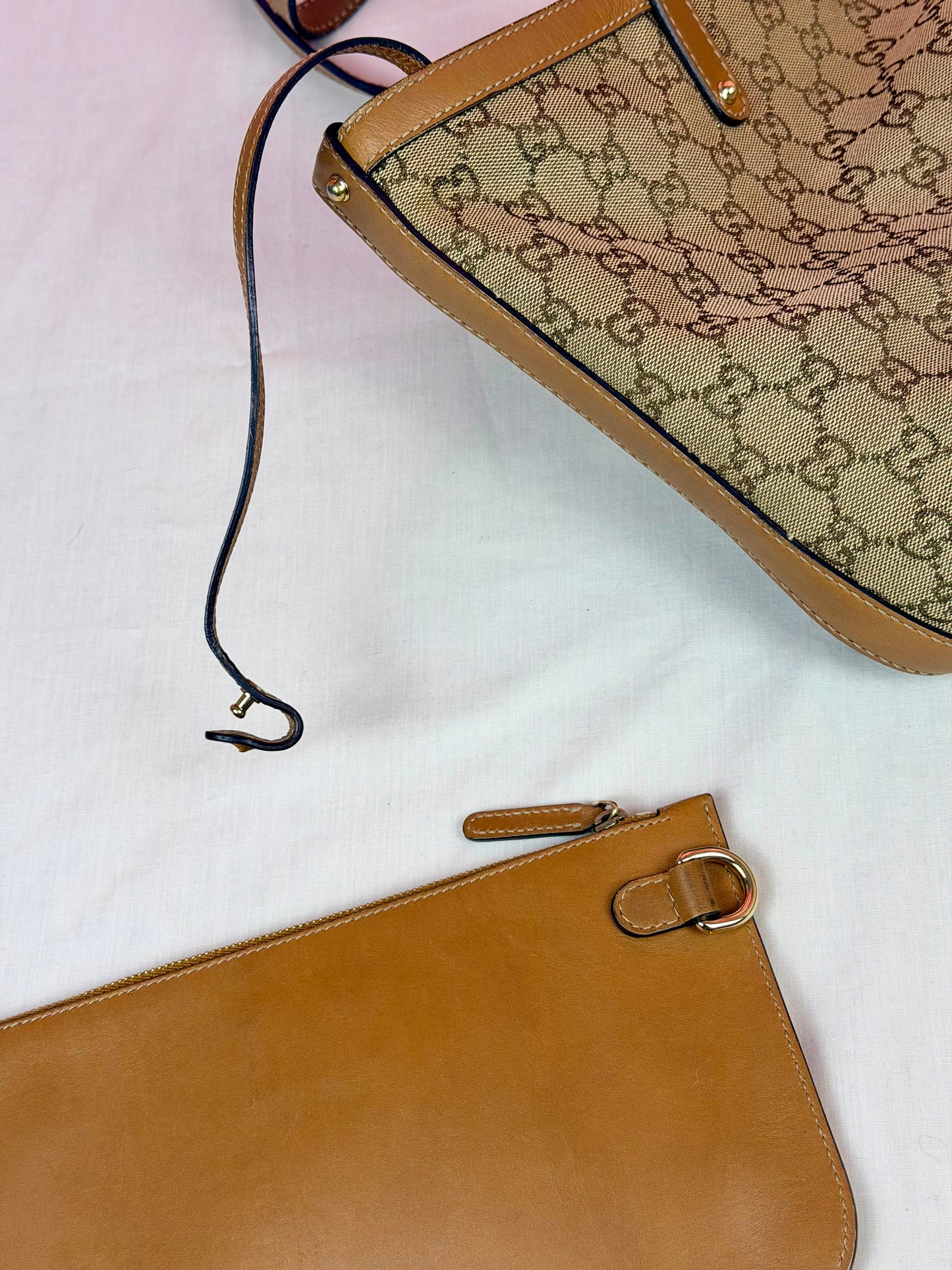Brown Sparkle Gucci Tote