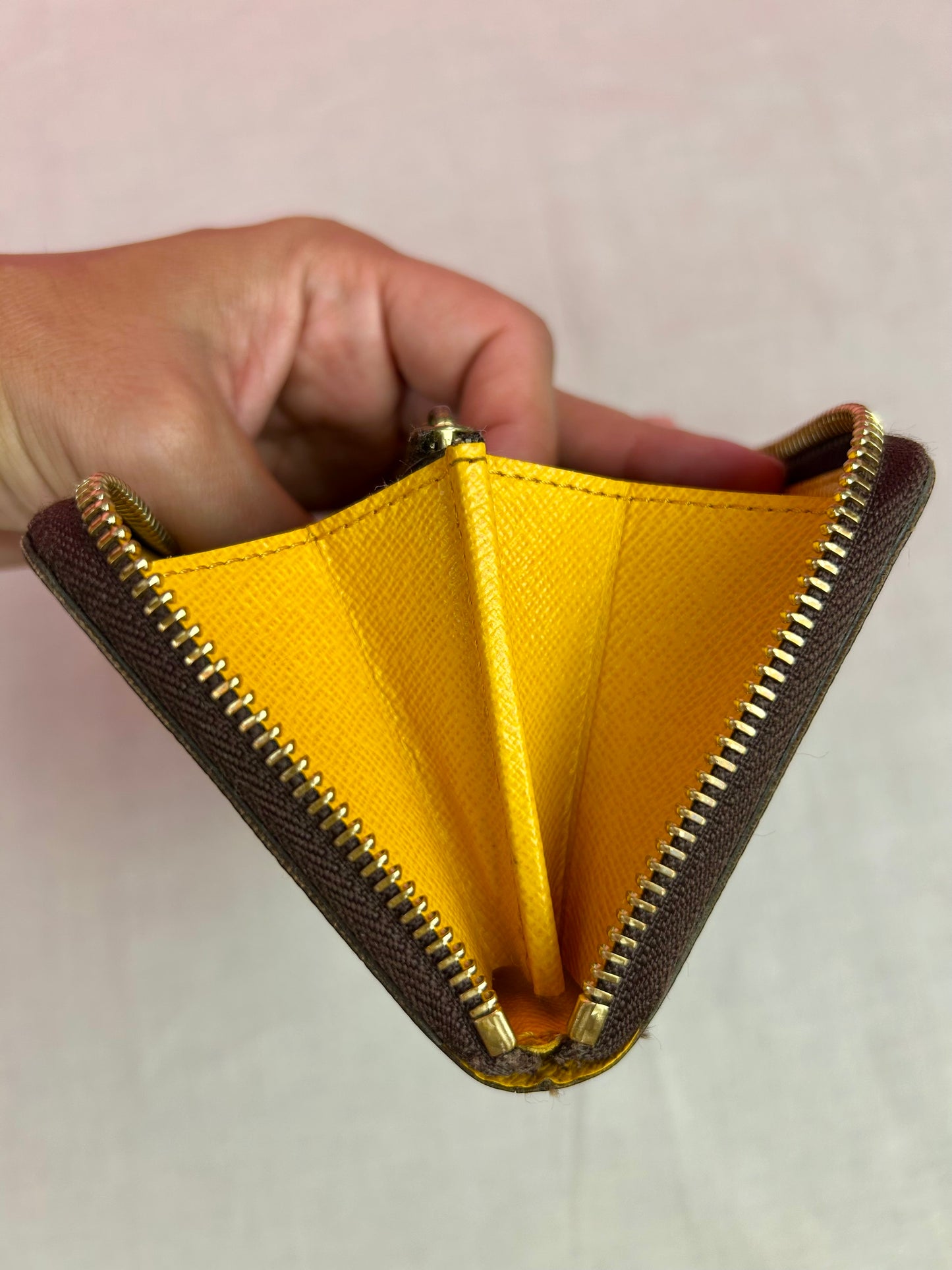 Louis Vuitton Clemence Wallet Monogram/Yellow